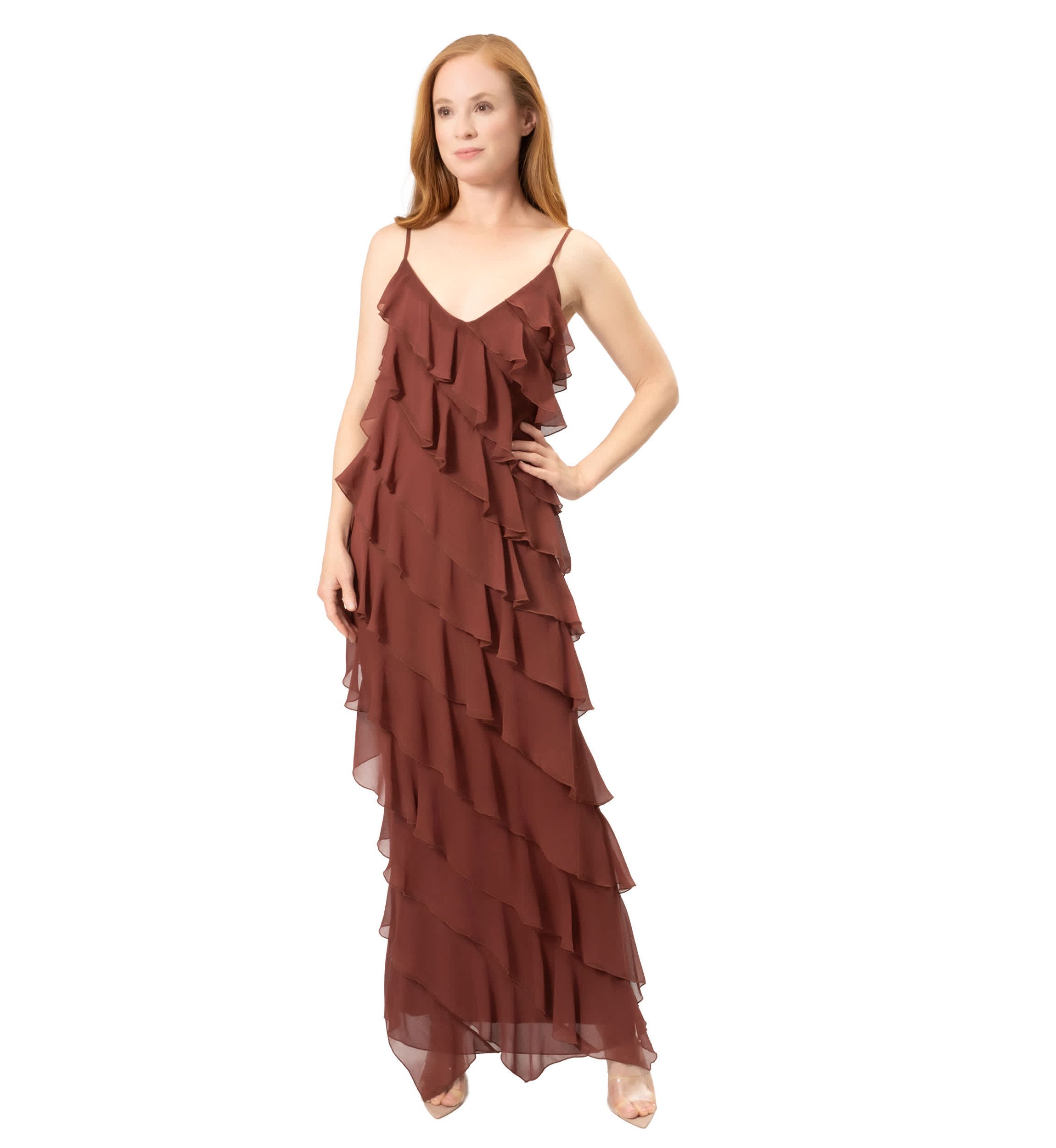 Riza Ruffle Dress