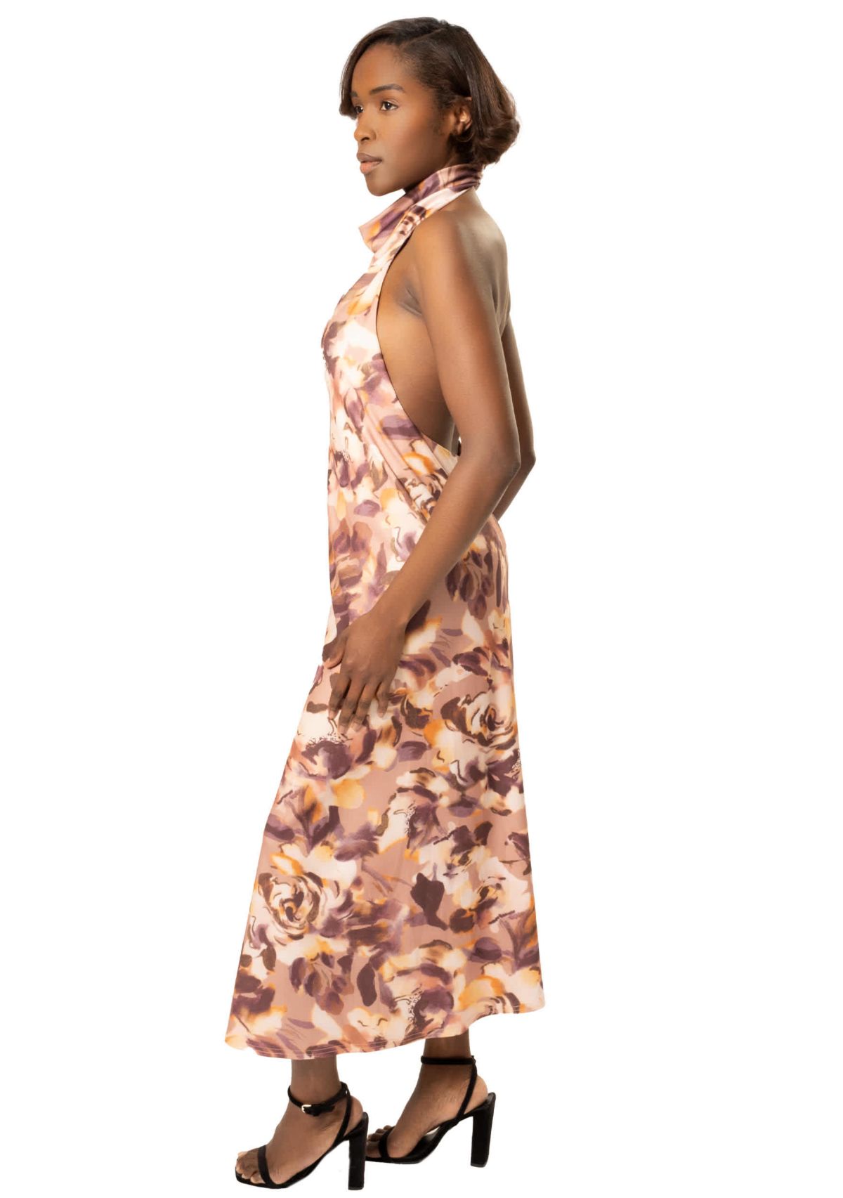 JERSEY HALTER DRESS