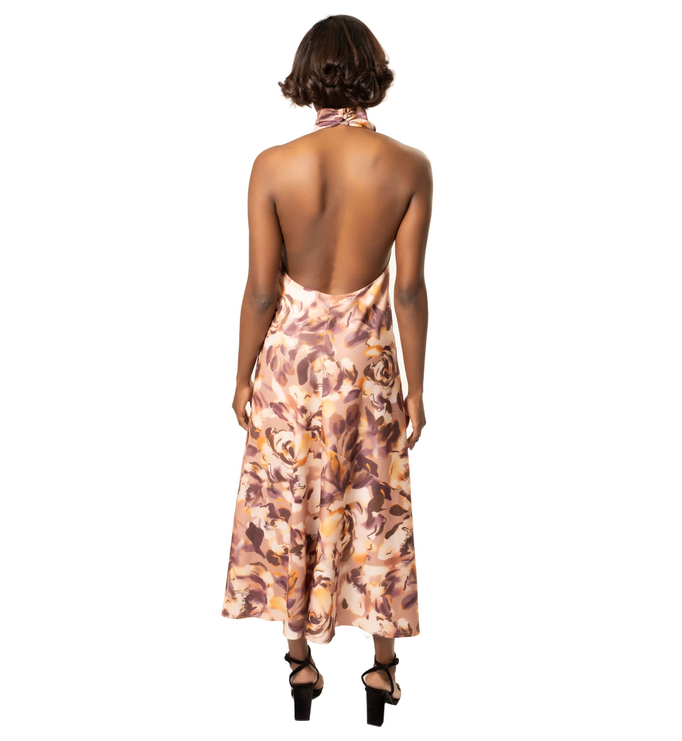 JERSEY HALTER DRESS