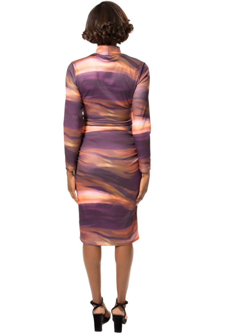 MOCKNECK JERSEY DRESS
