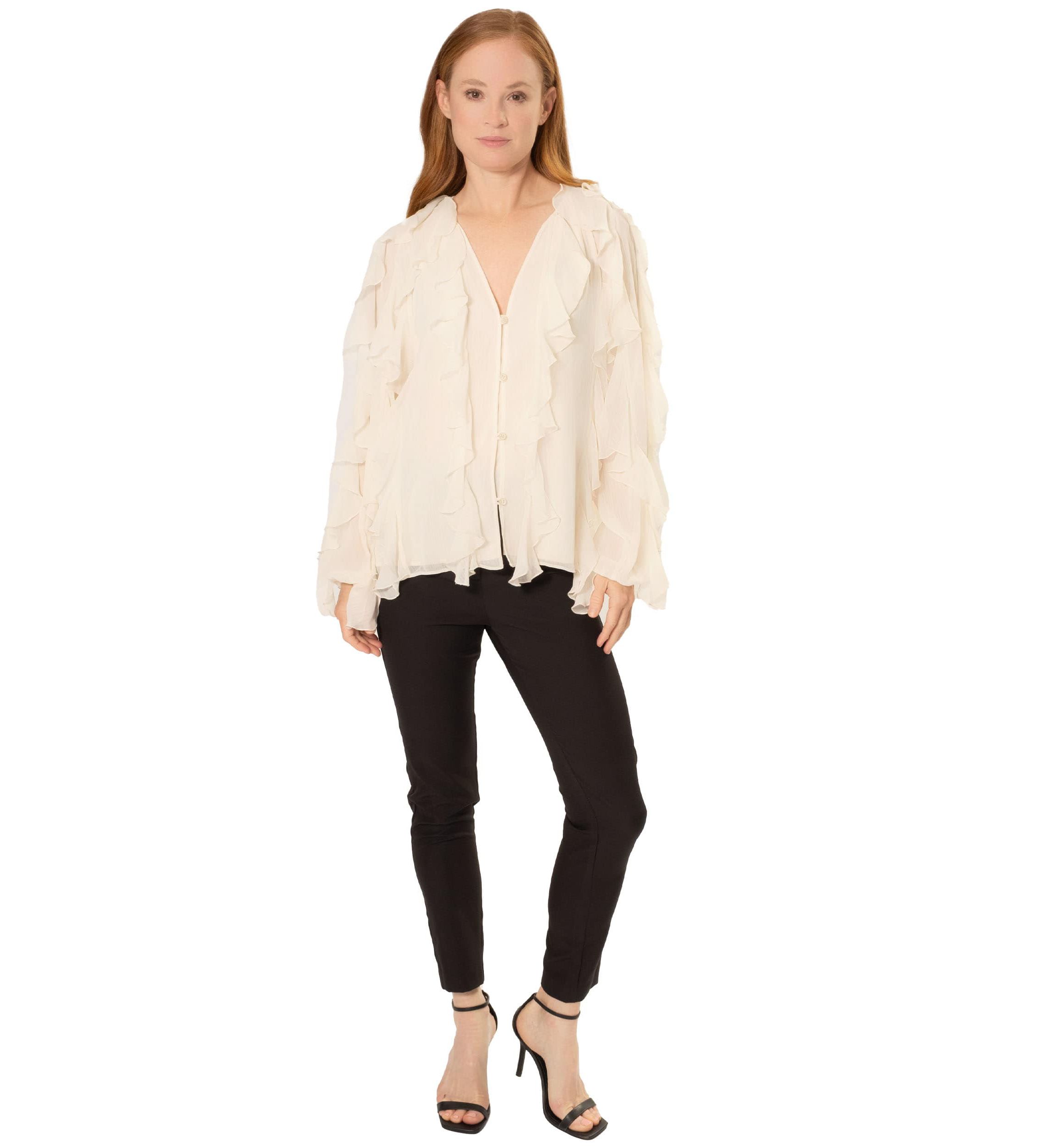 FLYN RUFFLE BLOUSE