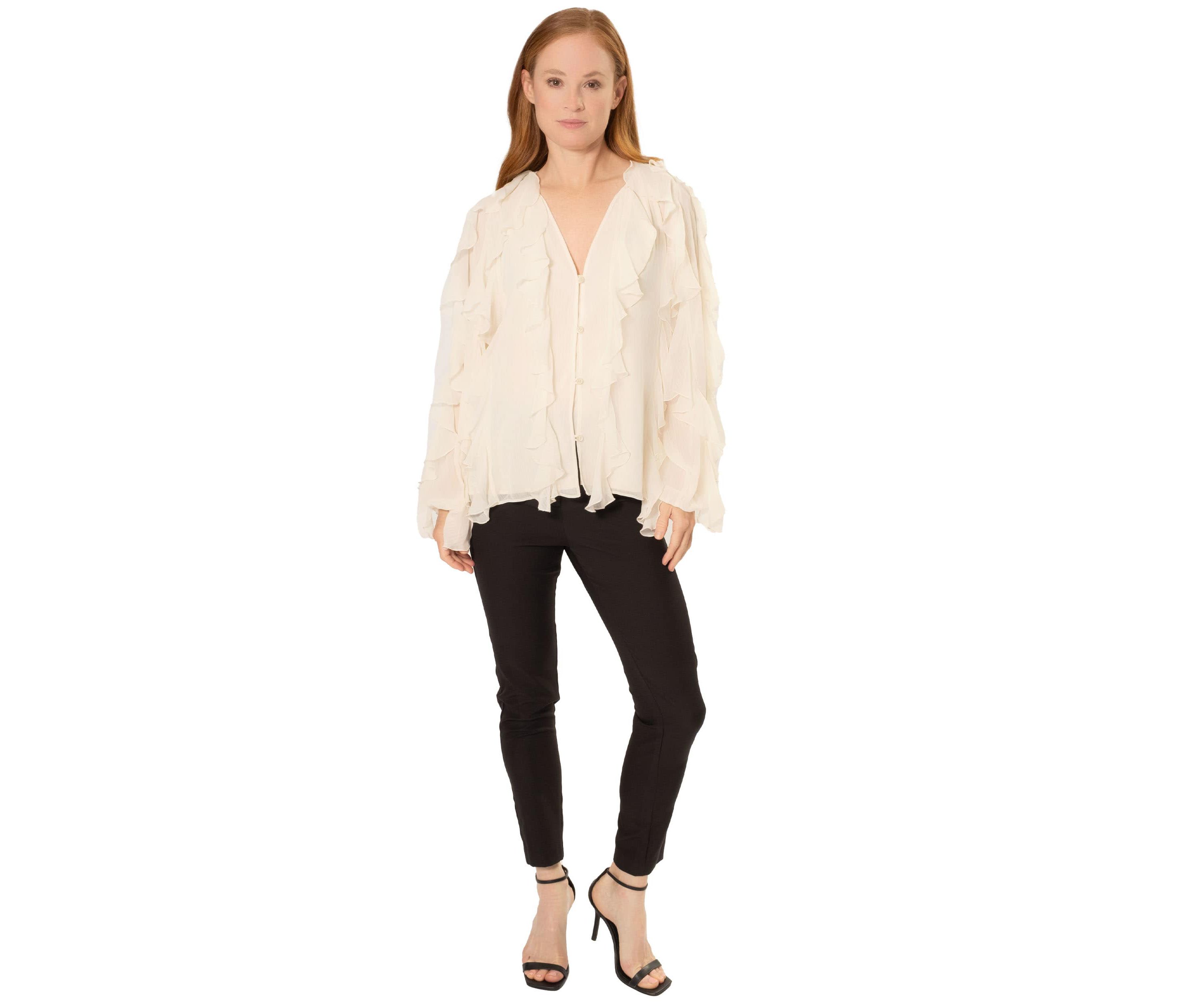 FLYN RUFFLE BLOUSE
