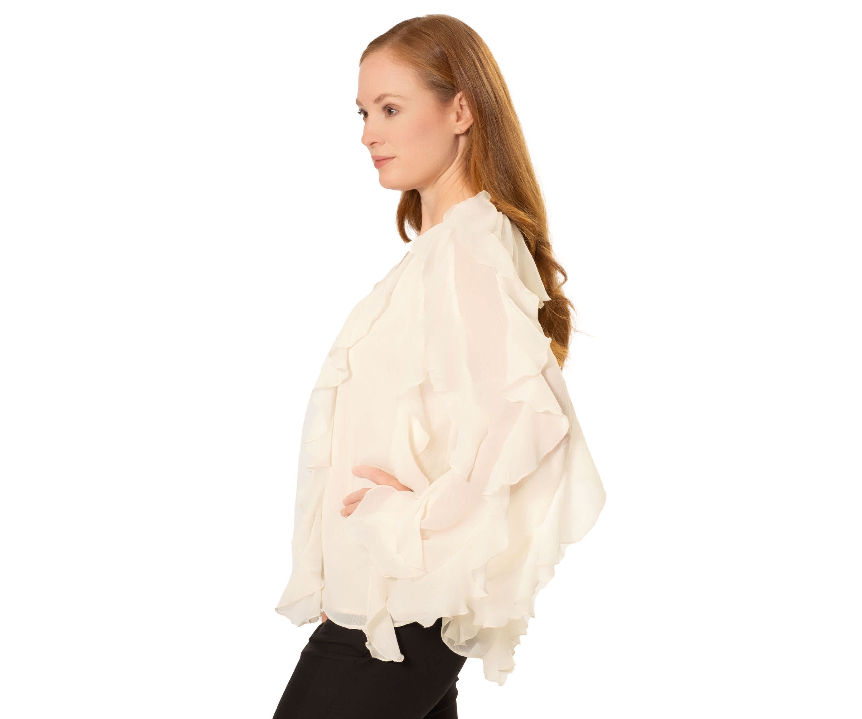 FLYN RUFFLE BLOUSE