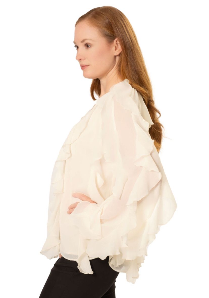 FLYN RUFFLE BLOUSE
