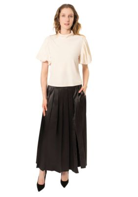 AREA STARS Women's VELVET MOCKNECK TOP