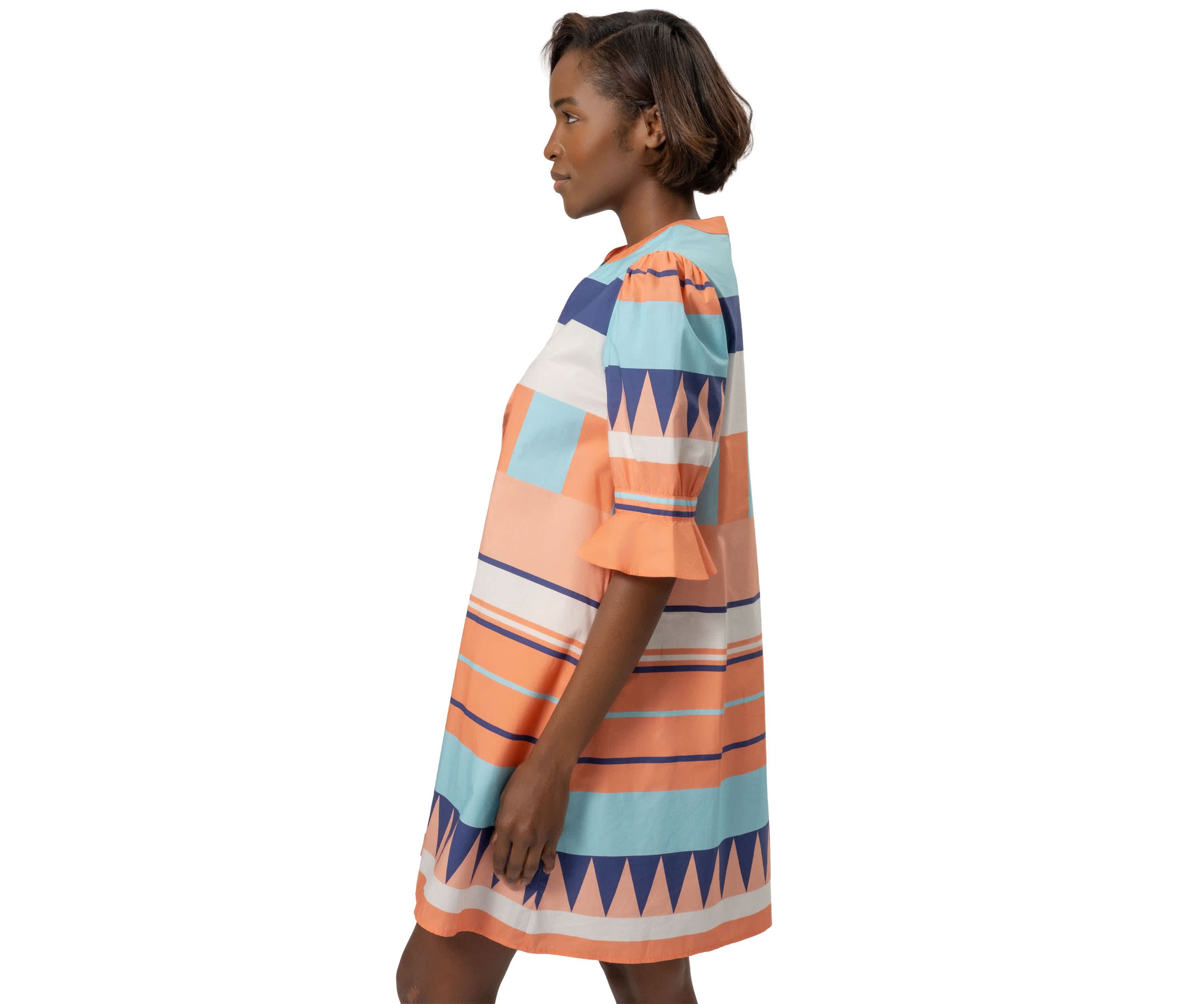 Stripe Short Resort Dress
