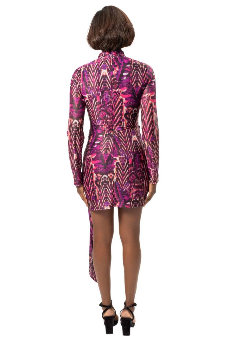 DARA ABSTRACT JERSEY DRESS