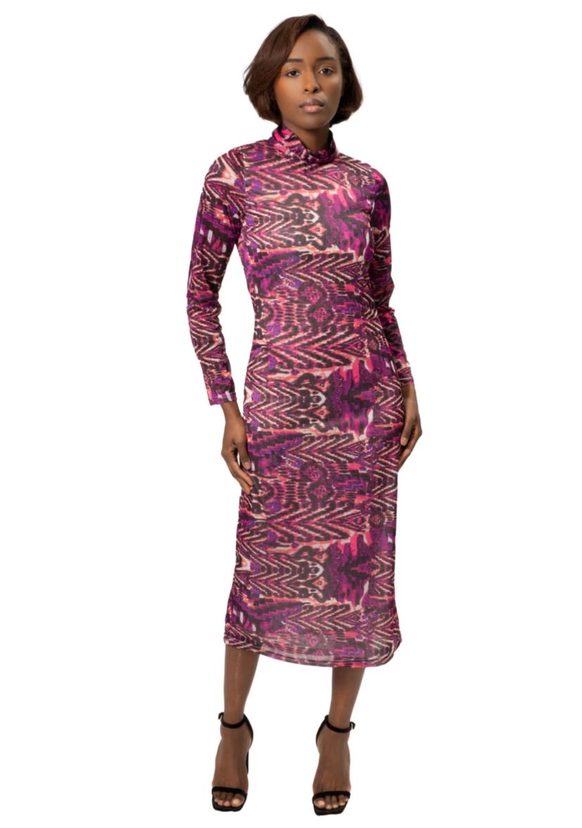 PHI MIDI JERSEY DRESS