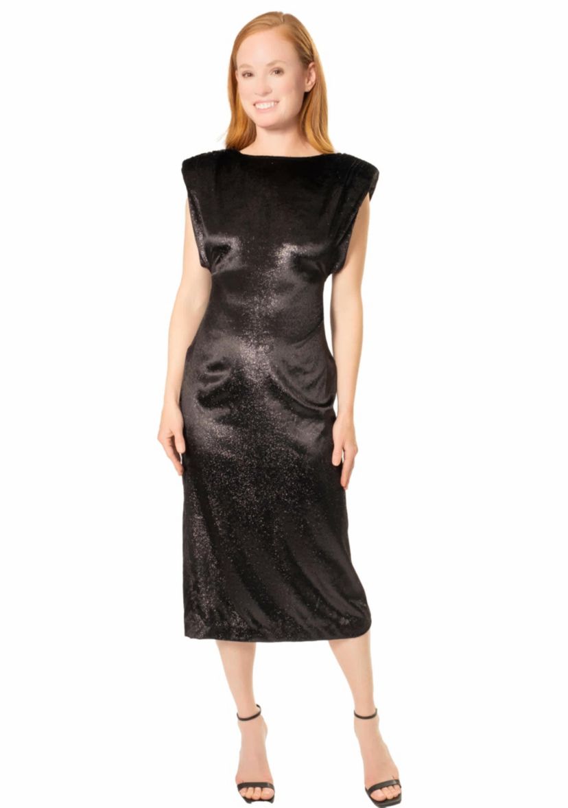 LUREX VELVET DRESS