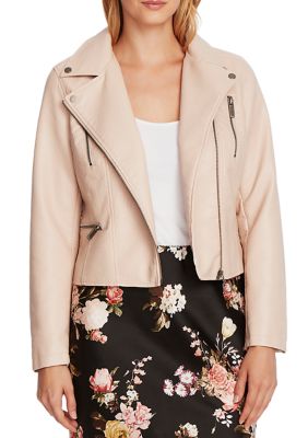 vince camuto leather bomber jacket