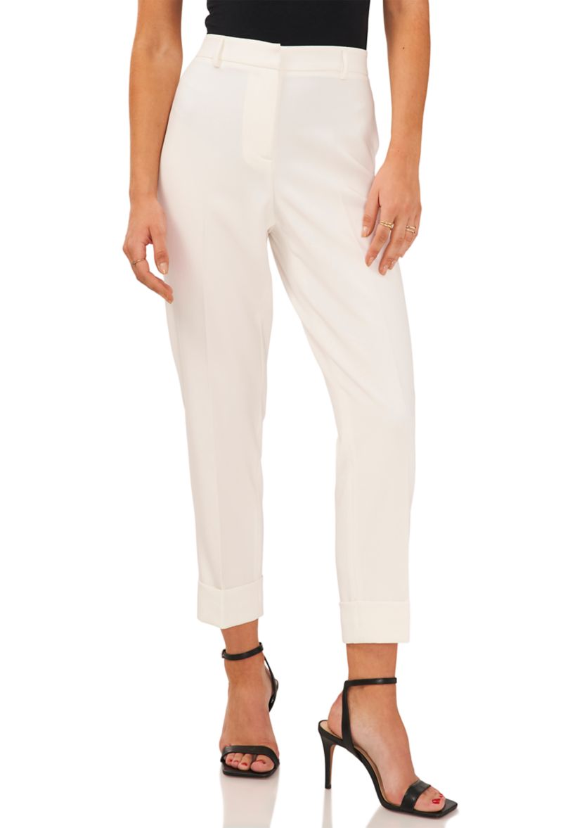 Womens Mid Rise Pants