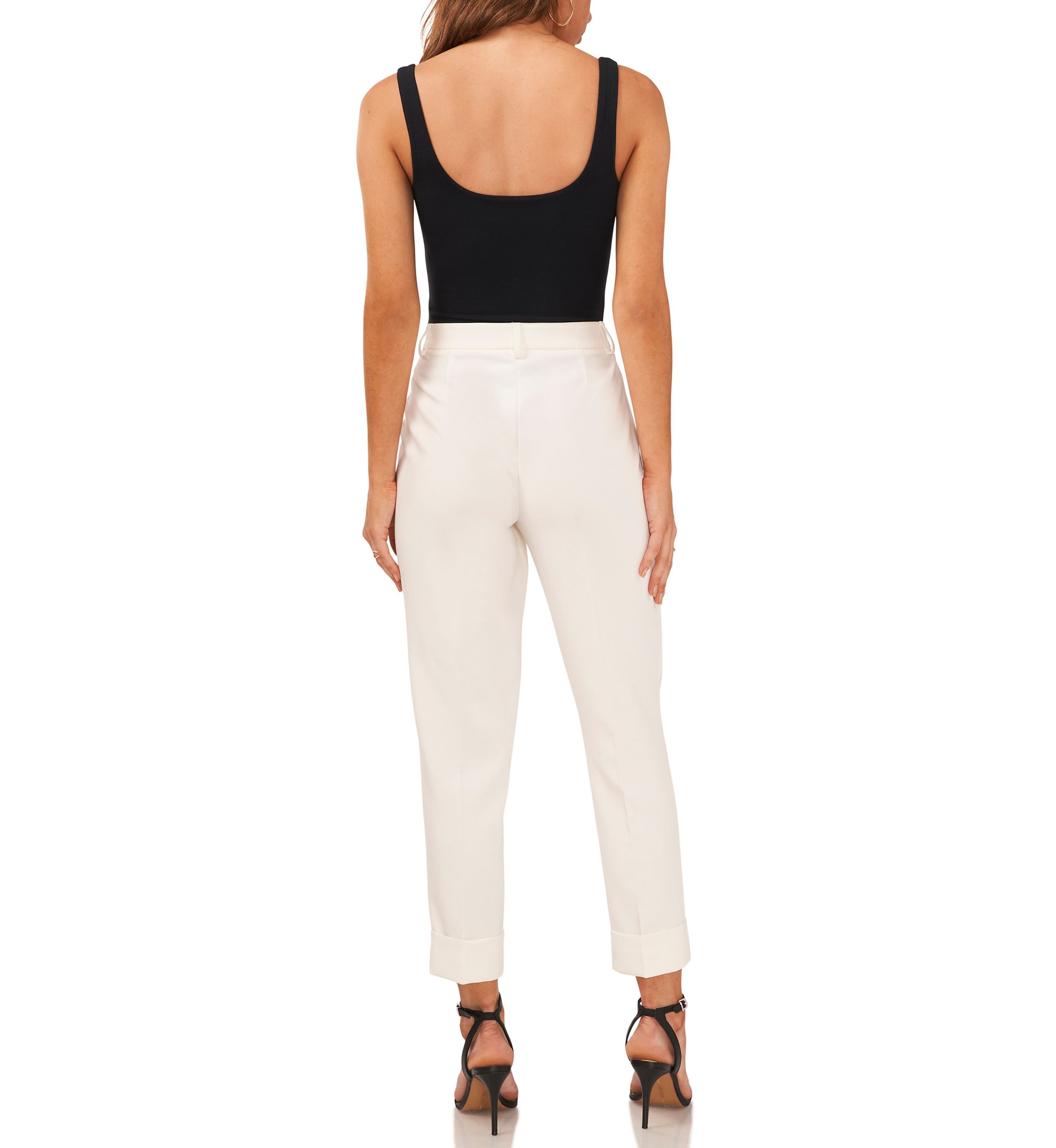 Womens Mid Rise Pants