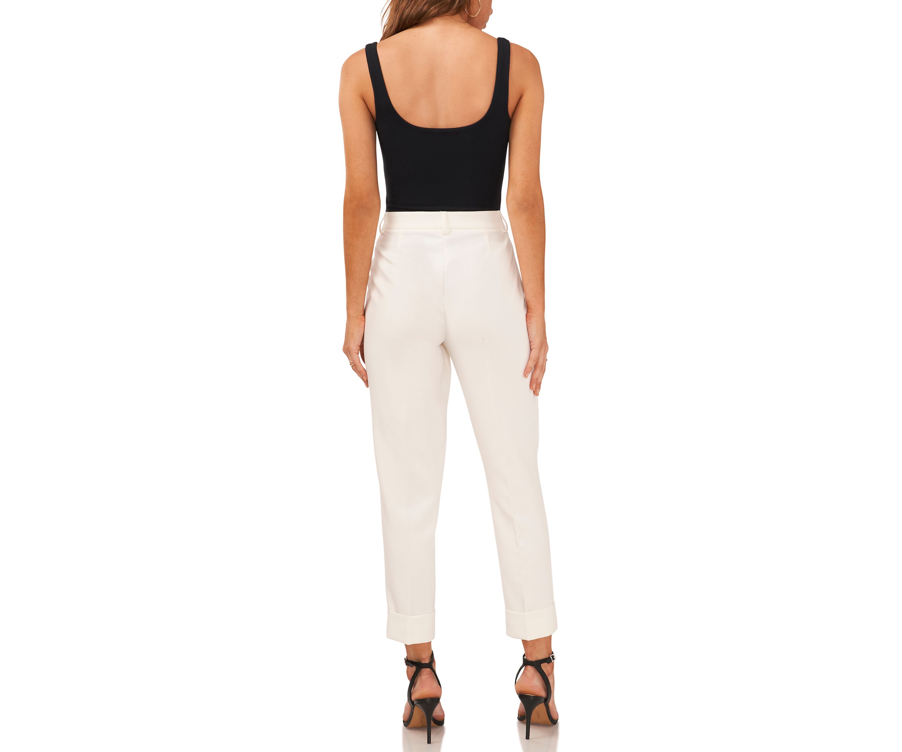 Womens Mid Rise Pants