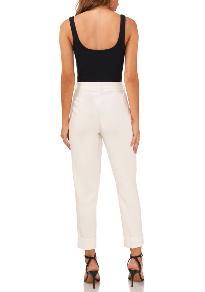 Womens Mid Rise Pants