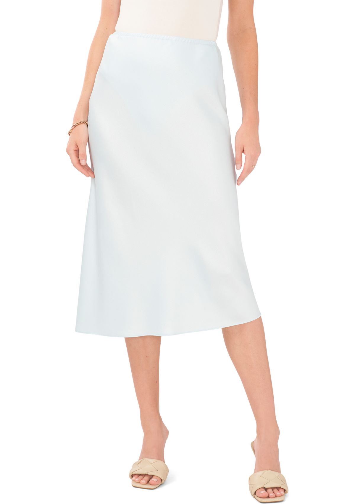 Womens Midi Slip Skirt
