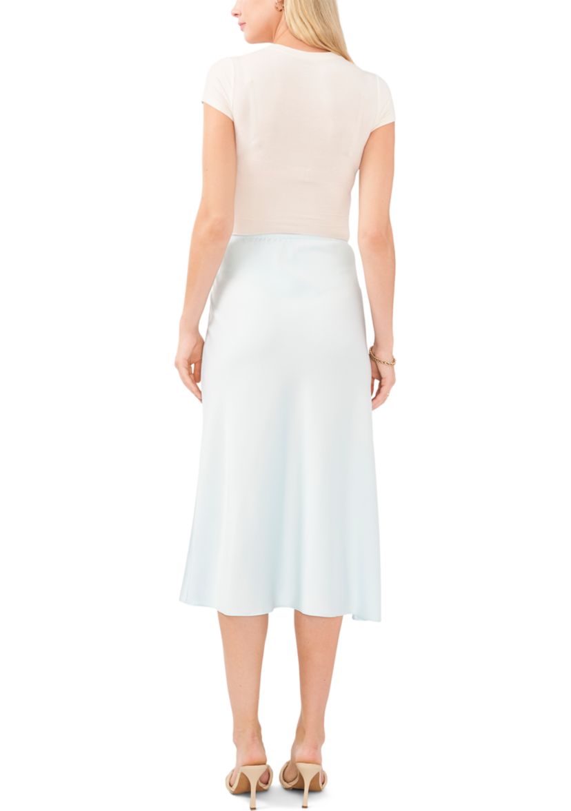 Womens Midi Slip Skirt