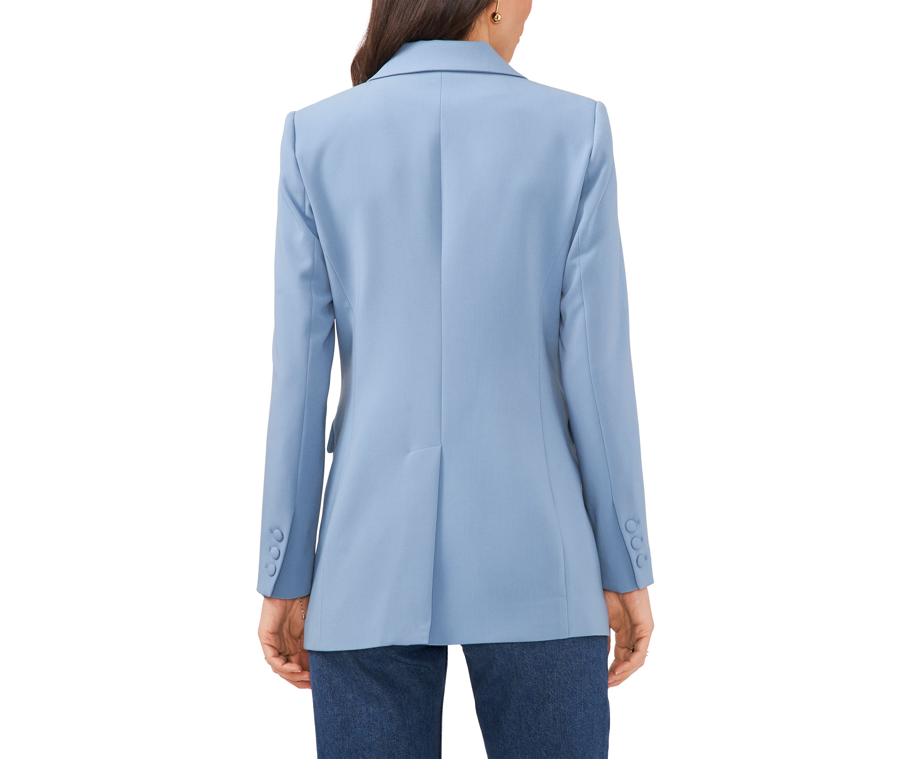 Womens Single Breasted Blazer with Large Pockets