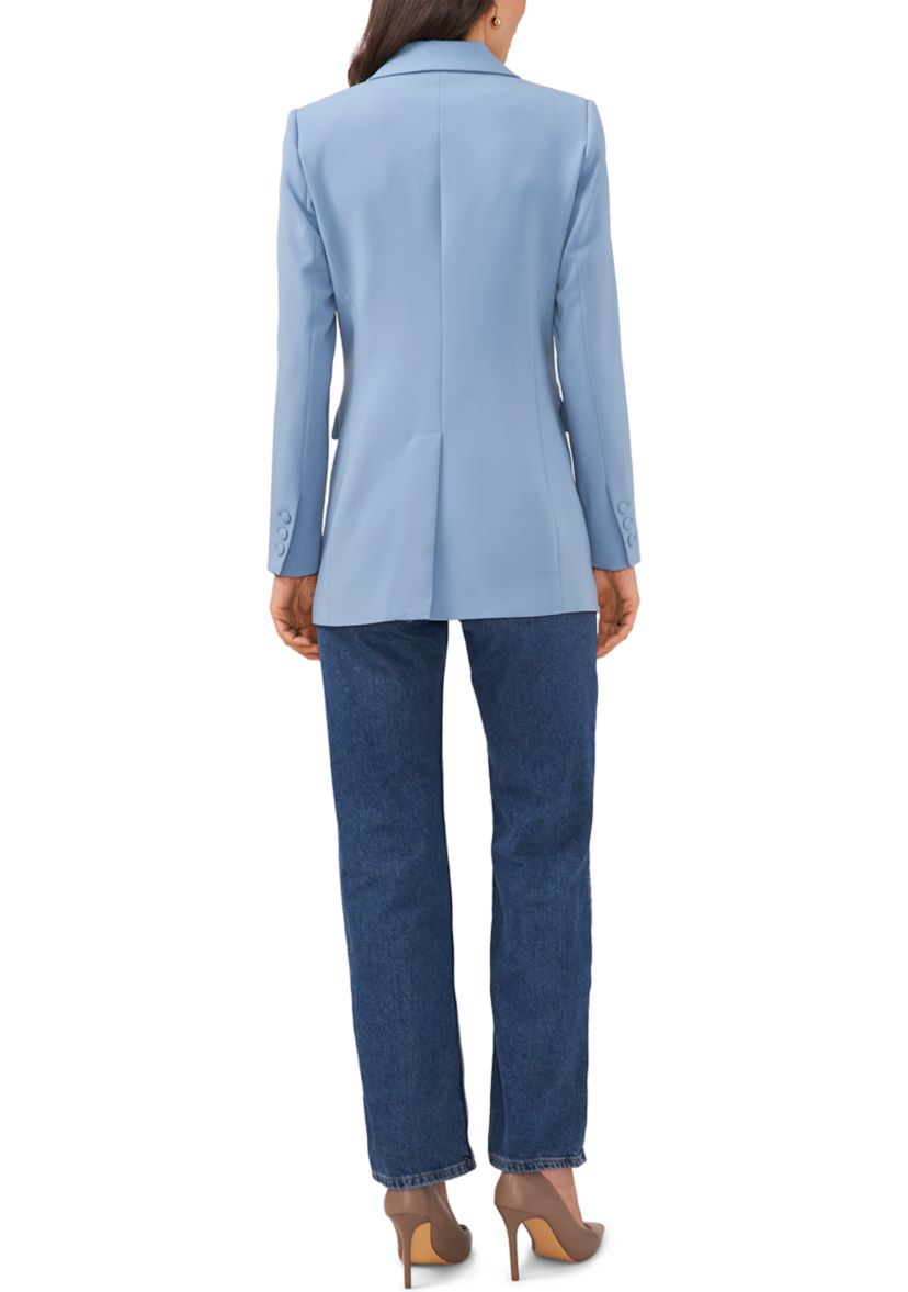 Womens Single Breasted Blazer with Large Pockets