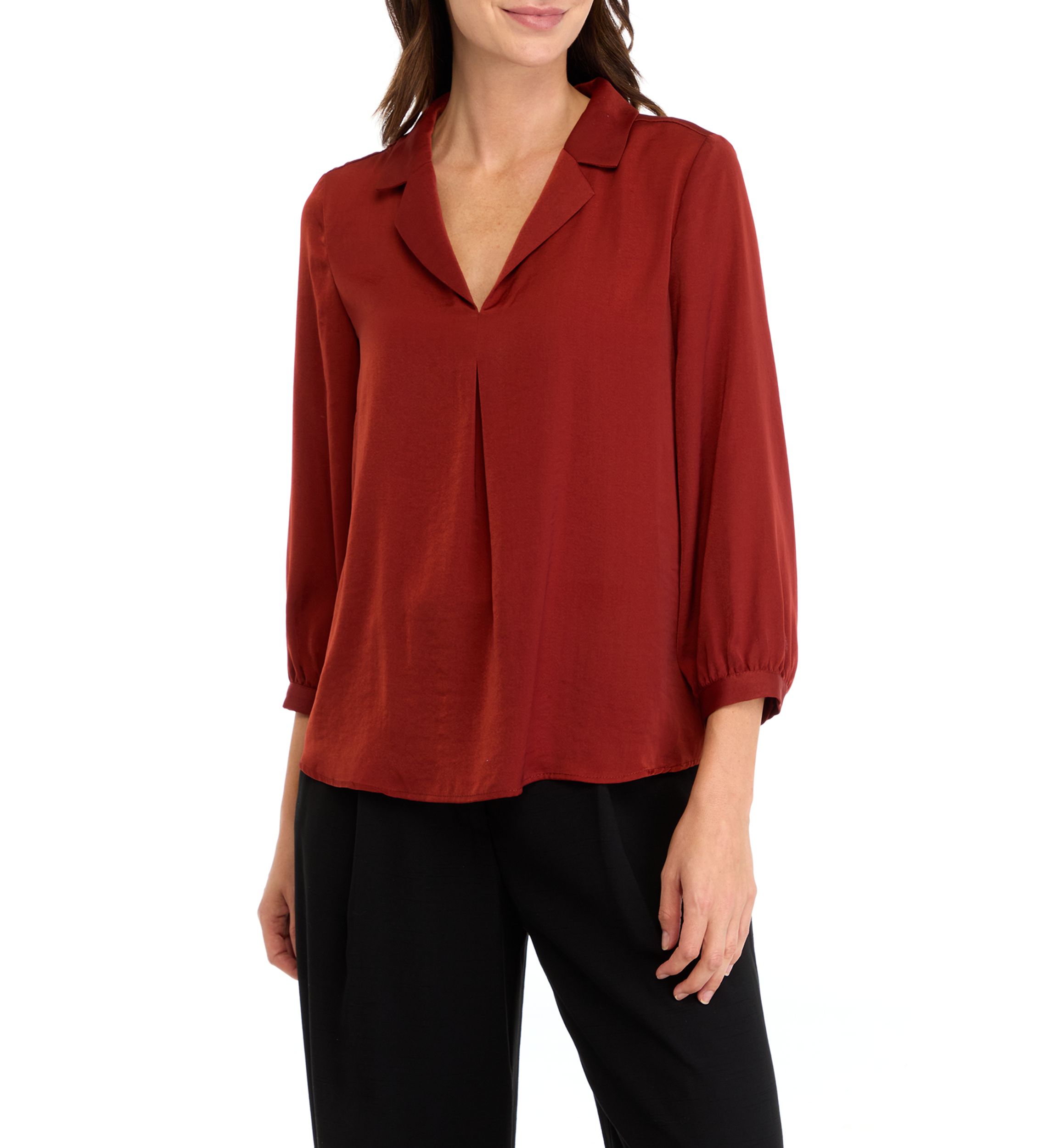 Womens 3/4 Sleeve Blouse