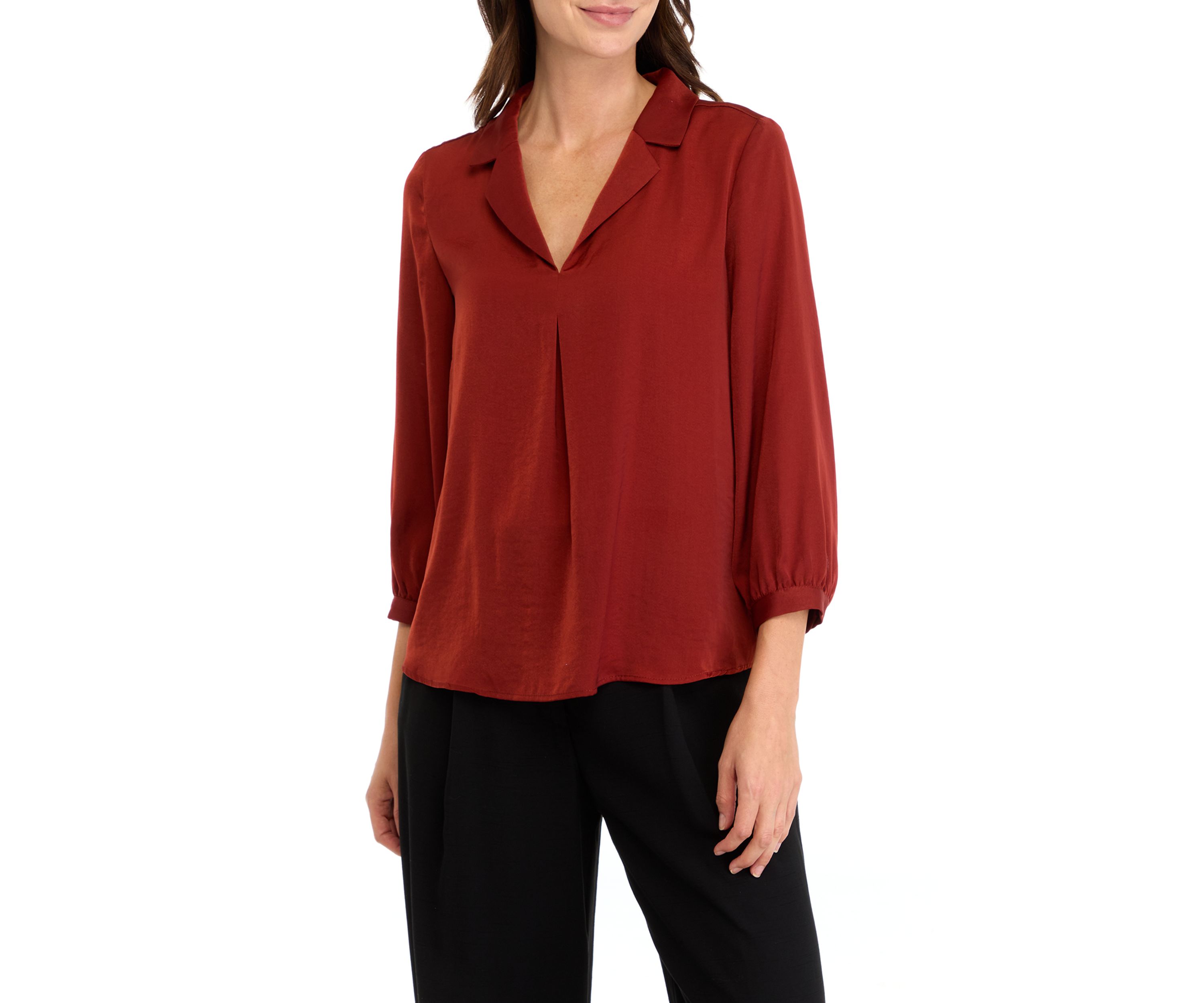 Womens 3/4 Sleeve Blouse