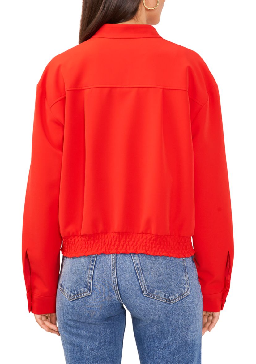 Womens Long Sleeve Bomber Jacket 