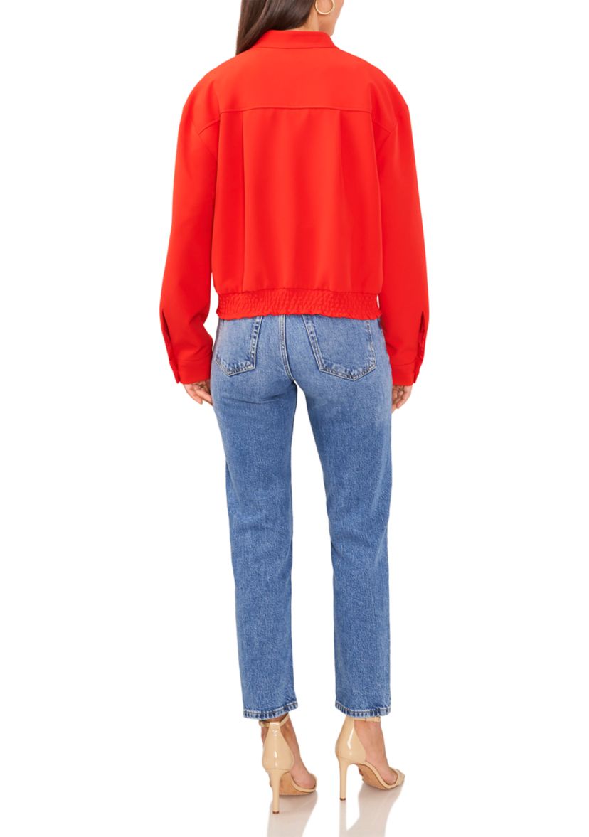Womens Long Sleeve Bomber Jacket 