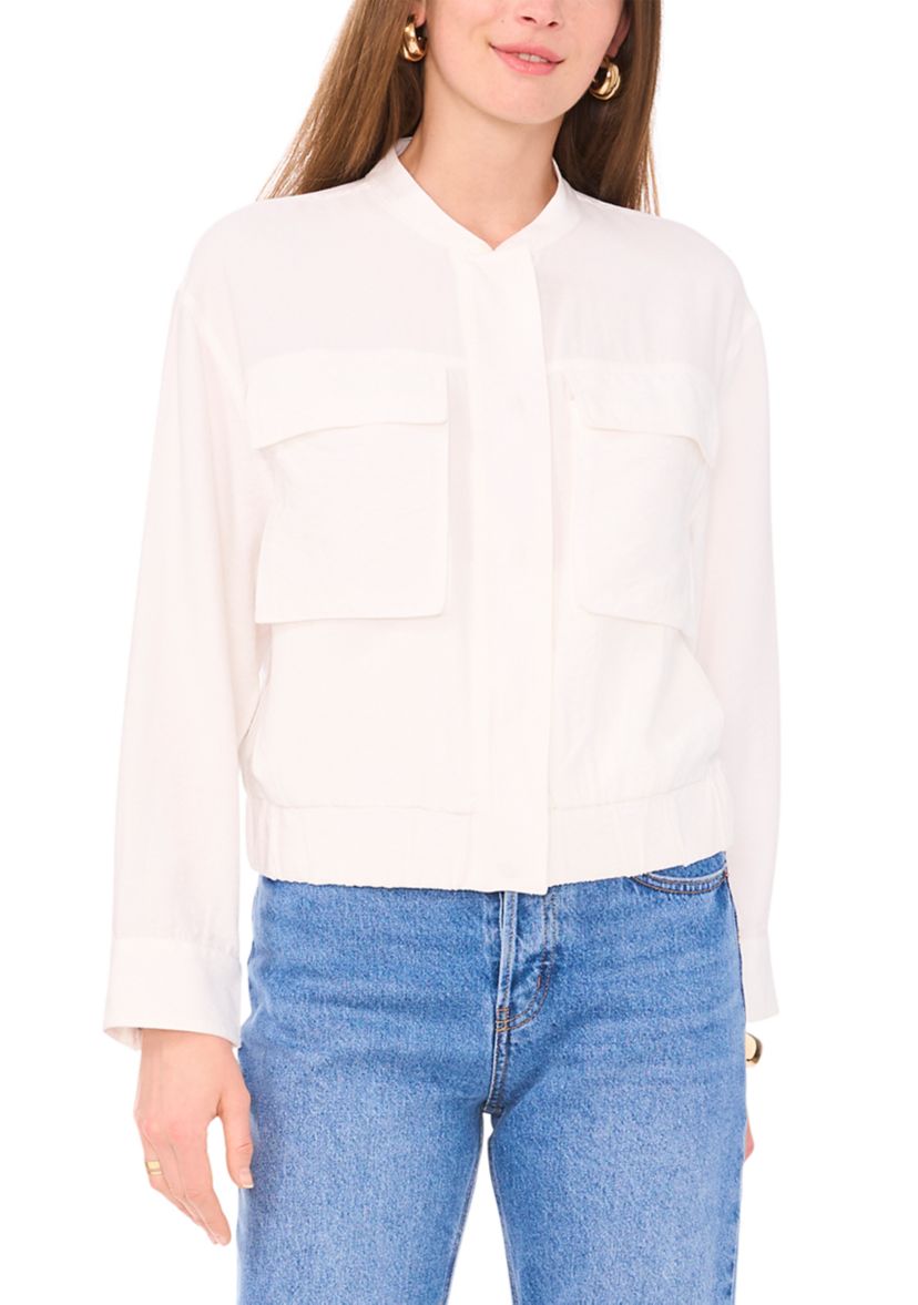 Womens Button Front Jacket