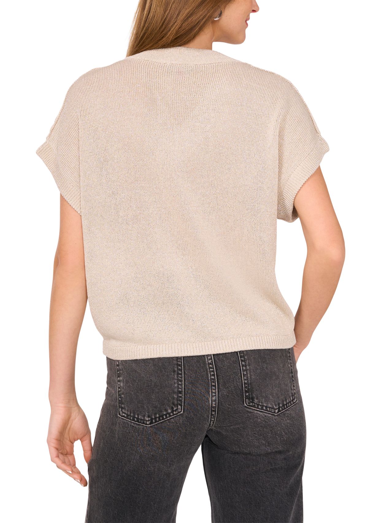Womens Dolman Sleeve V-Neck Sweater