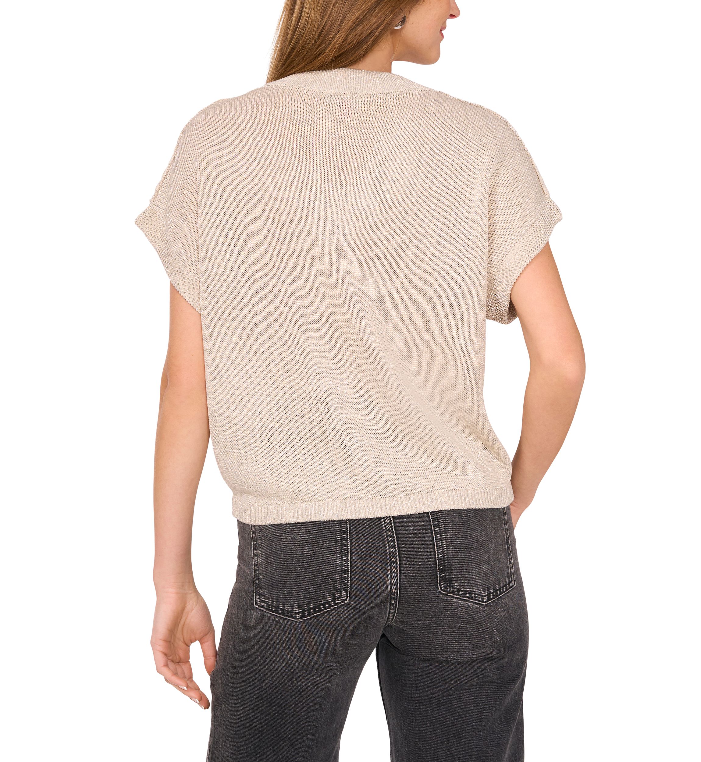Womens Dolman Sleeve V-Neck Sweater