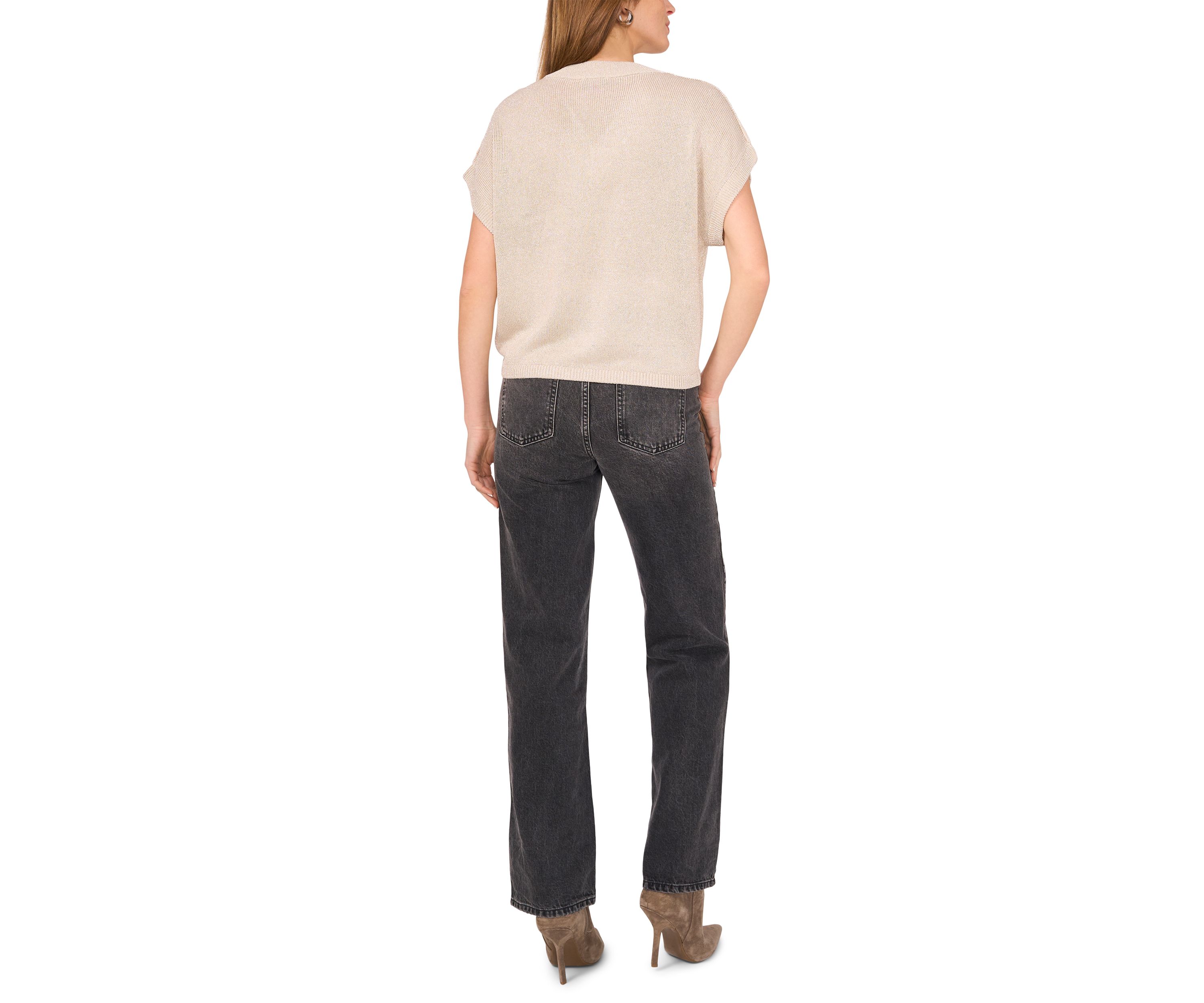 Womens Dolman Sleeve V-Neck Sweater