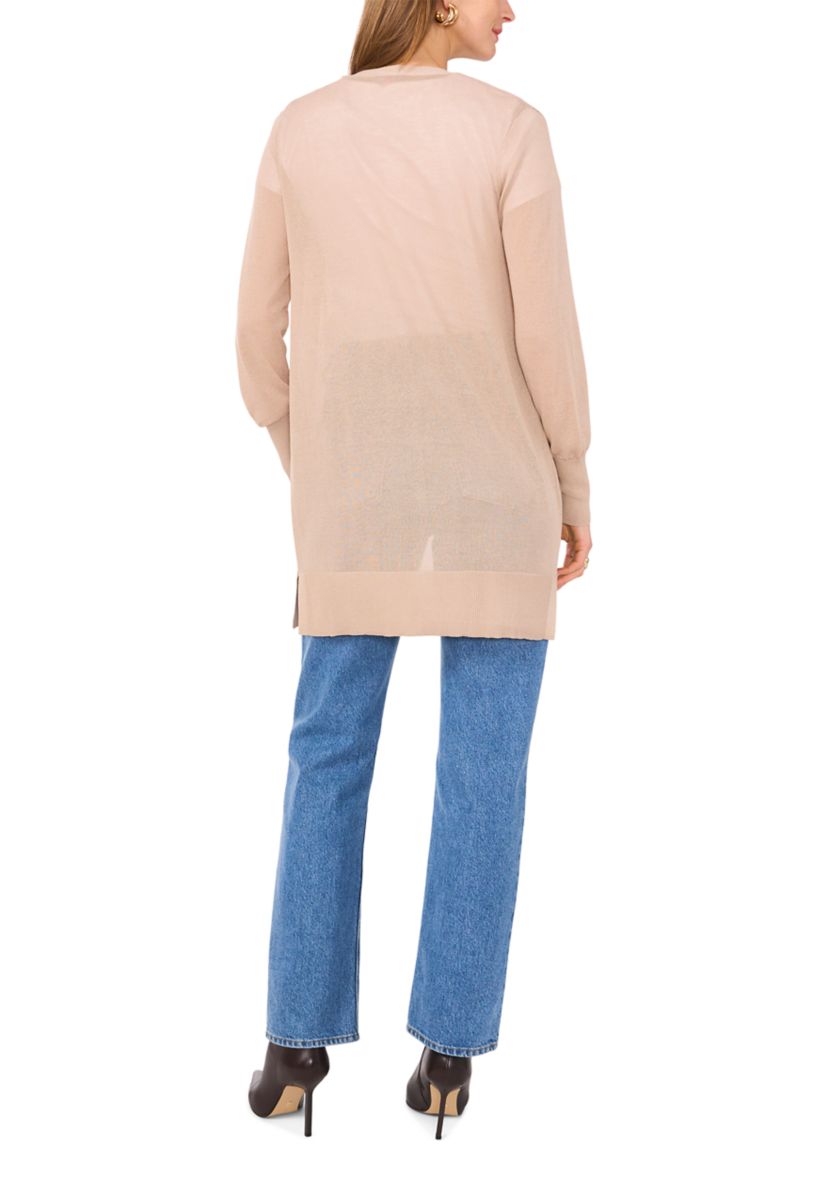 Womens Long Sleeve Open Front Cardigan 