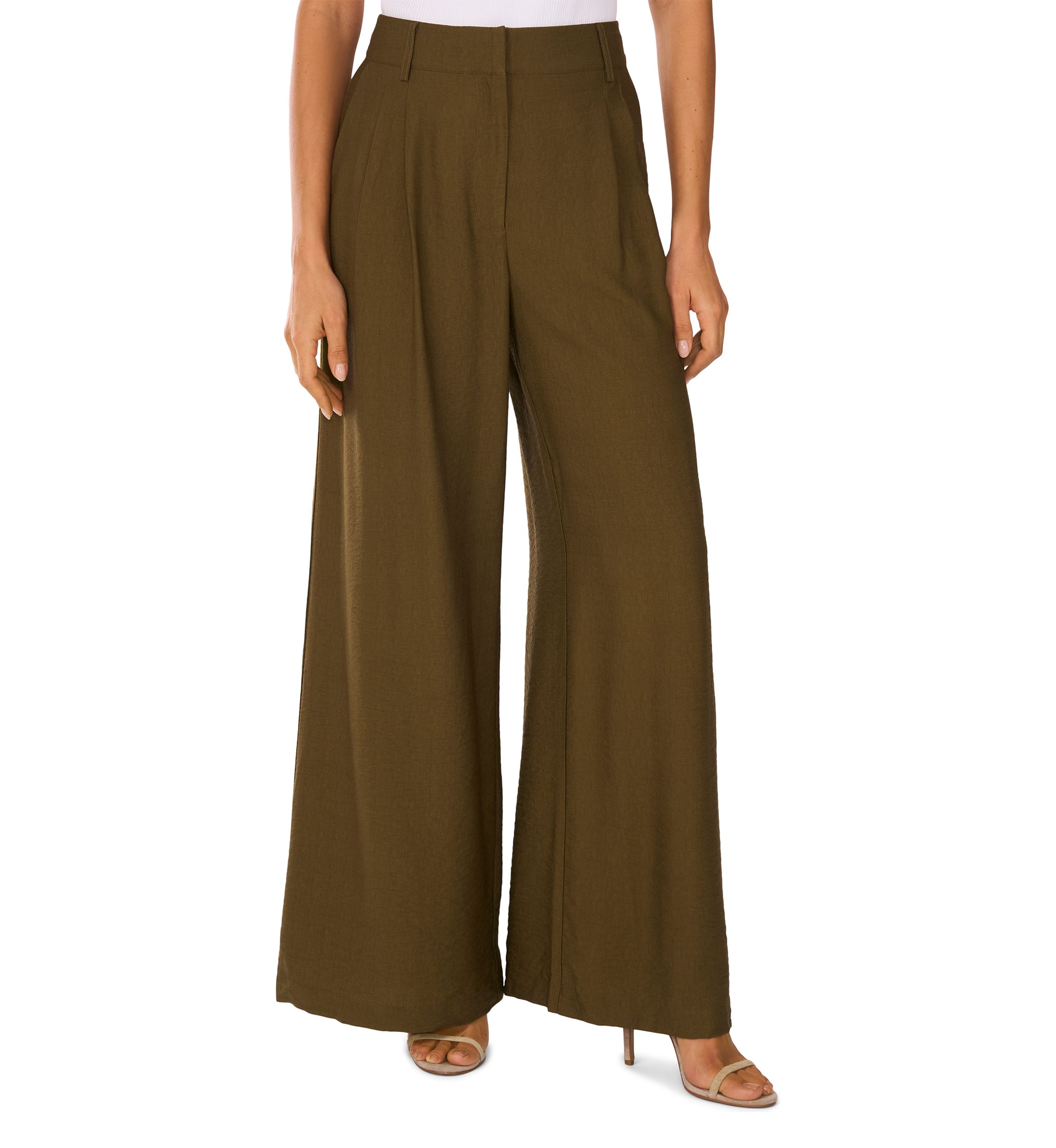 Womens Wide Leg Trousers 