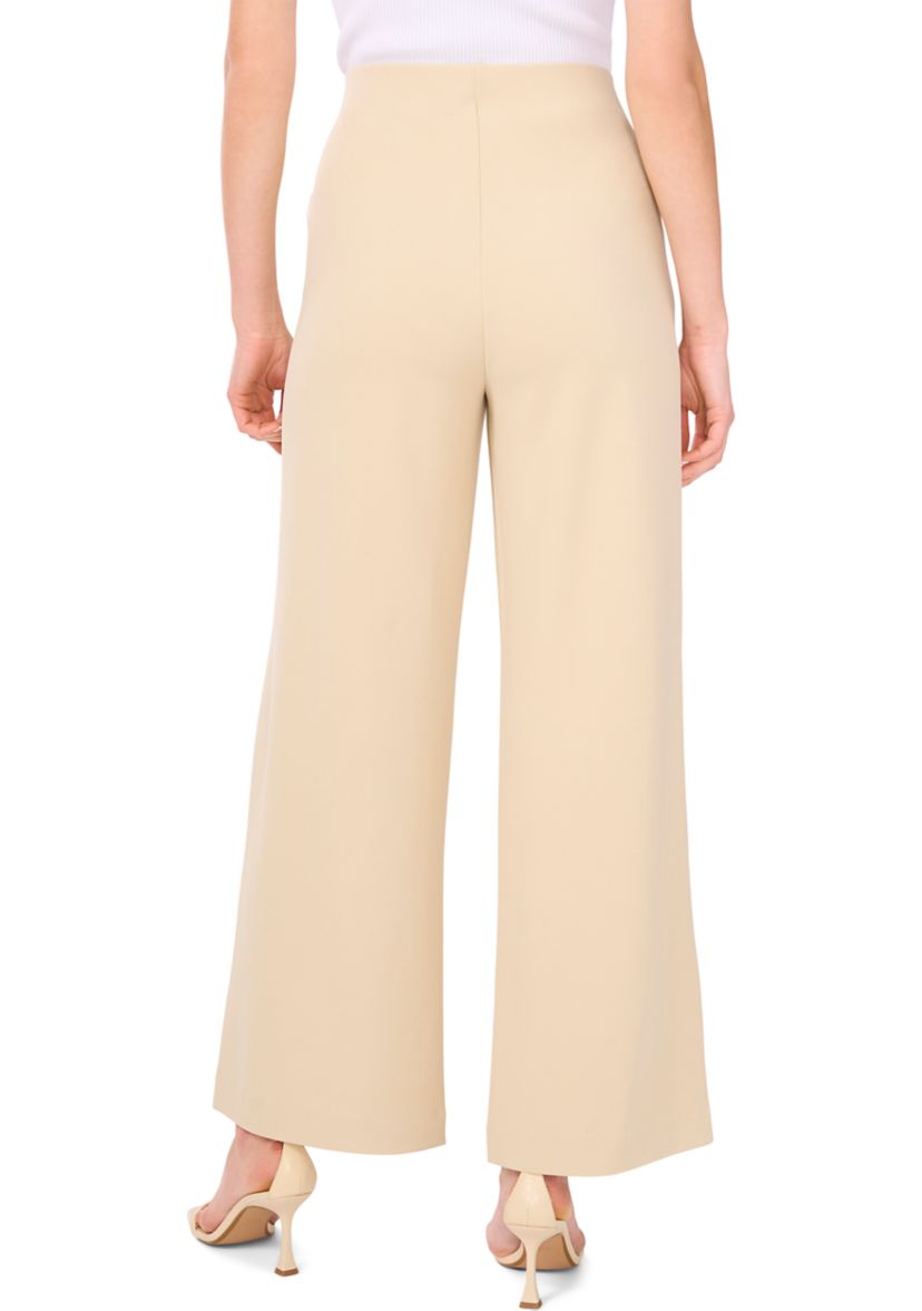 Womens Pull On Wide Leg Pants 