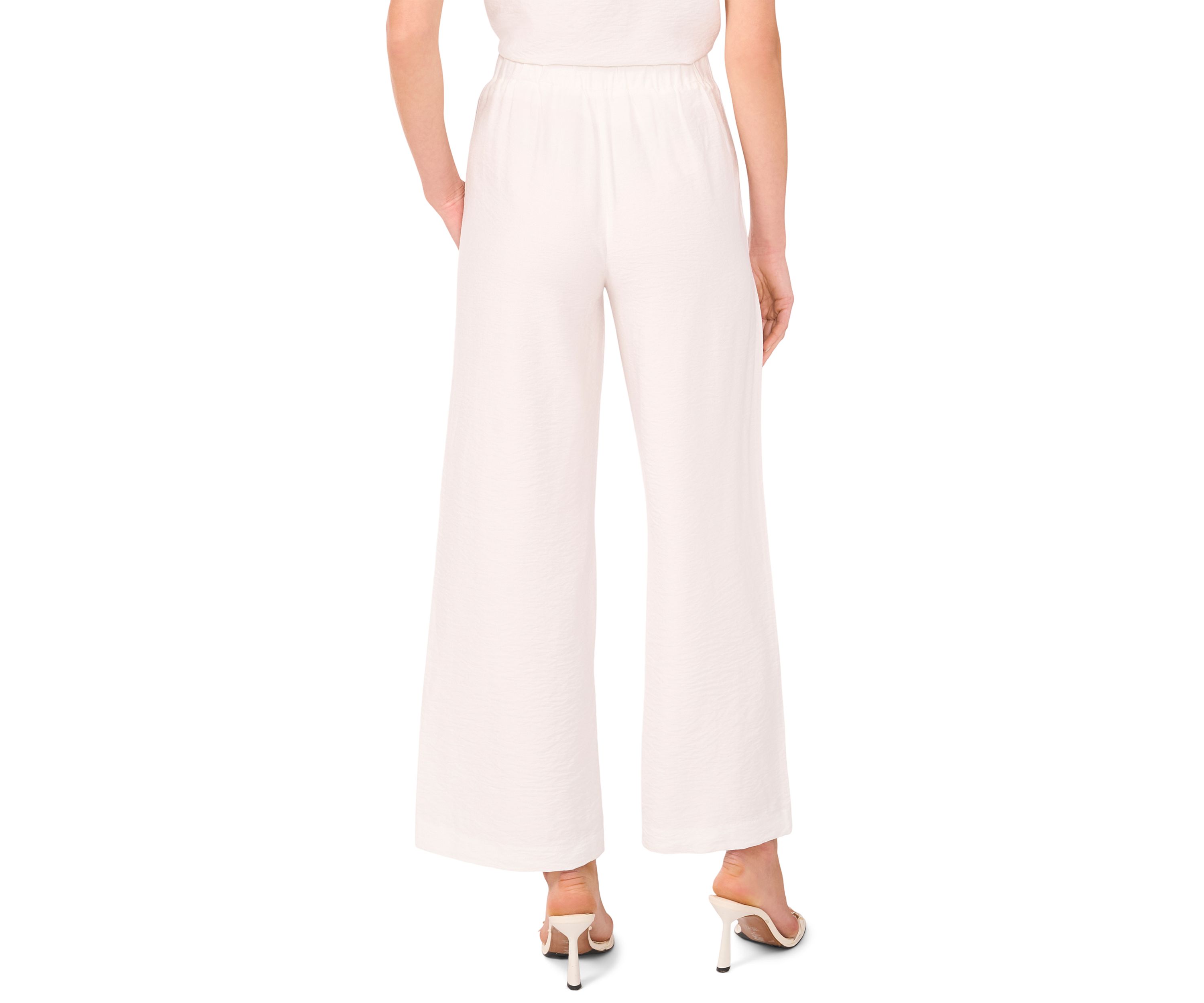 Womens Crochet Trim Pull On Pants