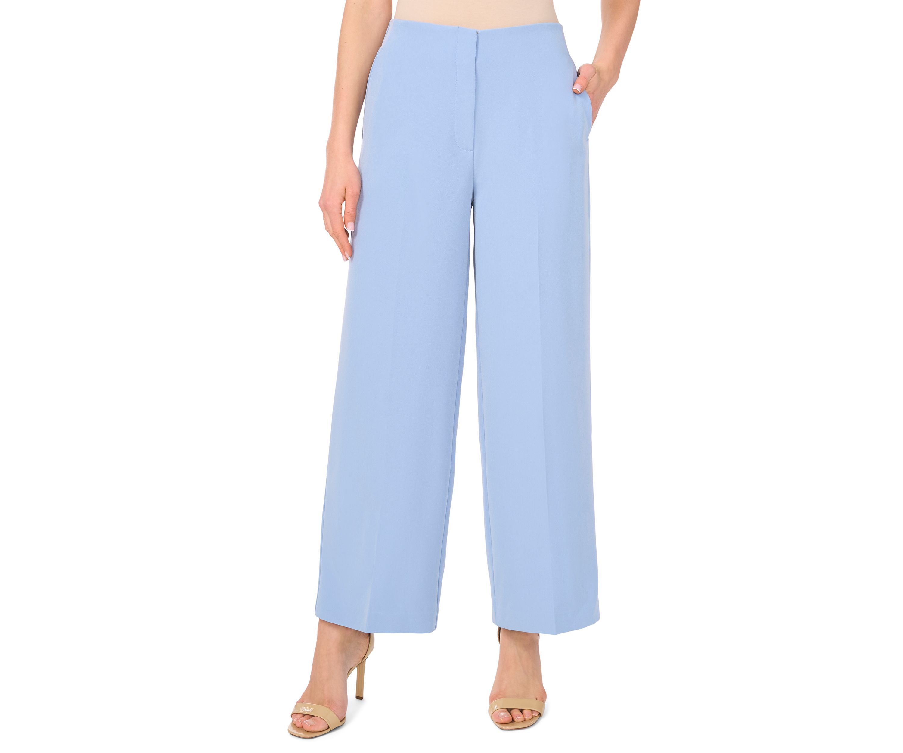 Womens Solid Satin Pants