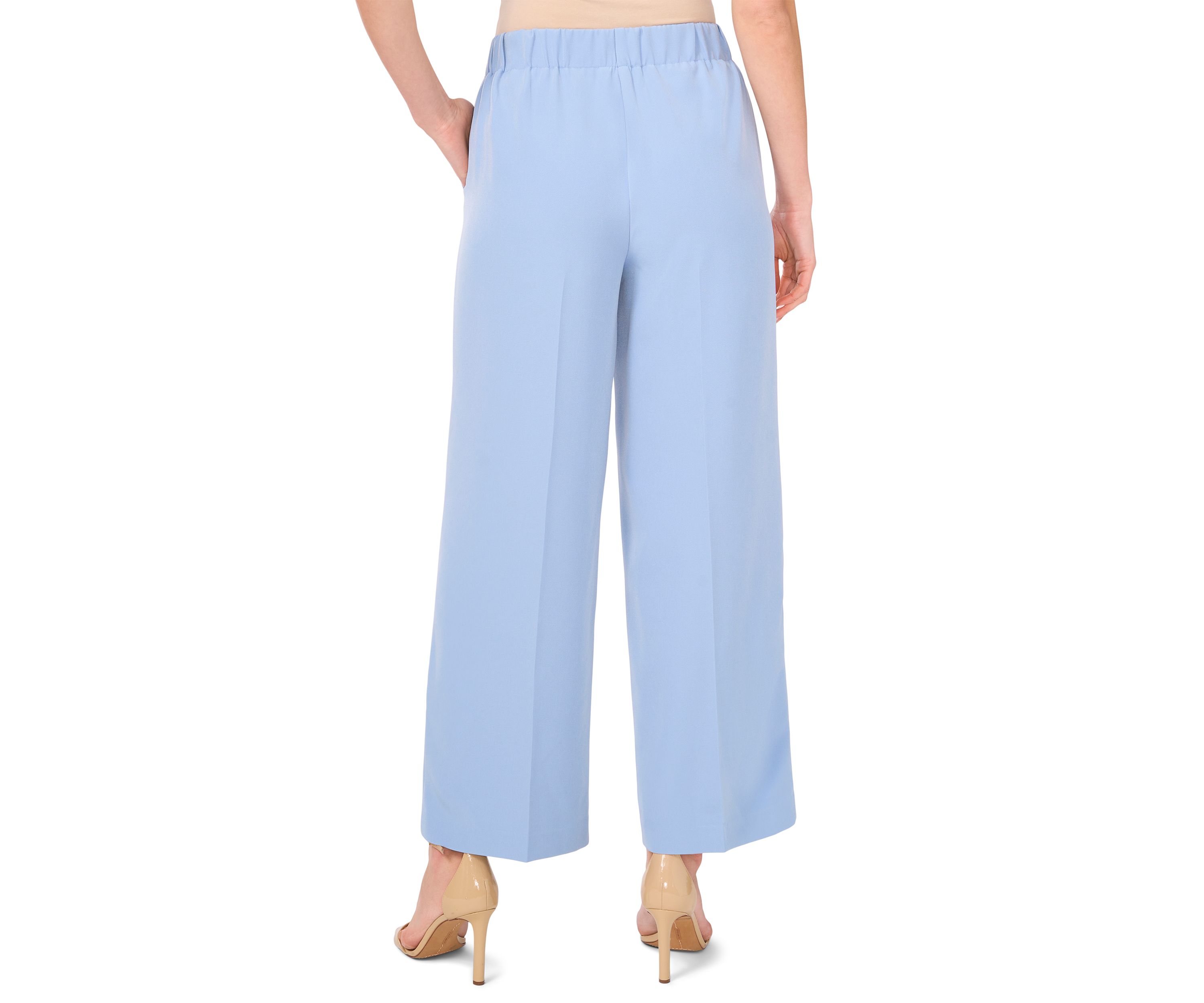 Womens Solid Satin Pants