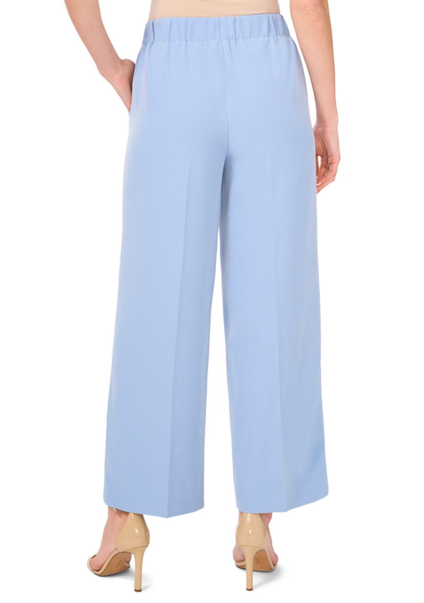 Womens Solid Satin Pants