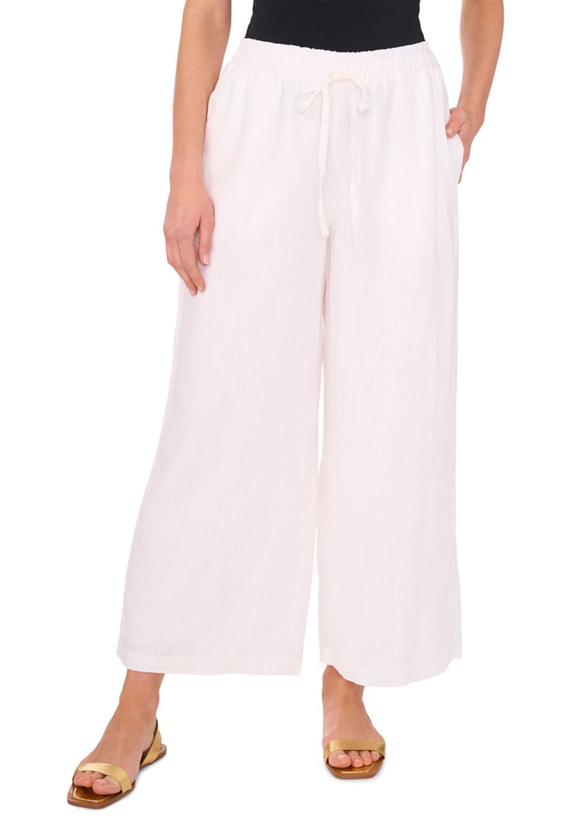Womens Pull On Linen Pants