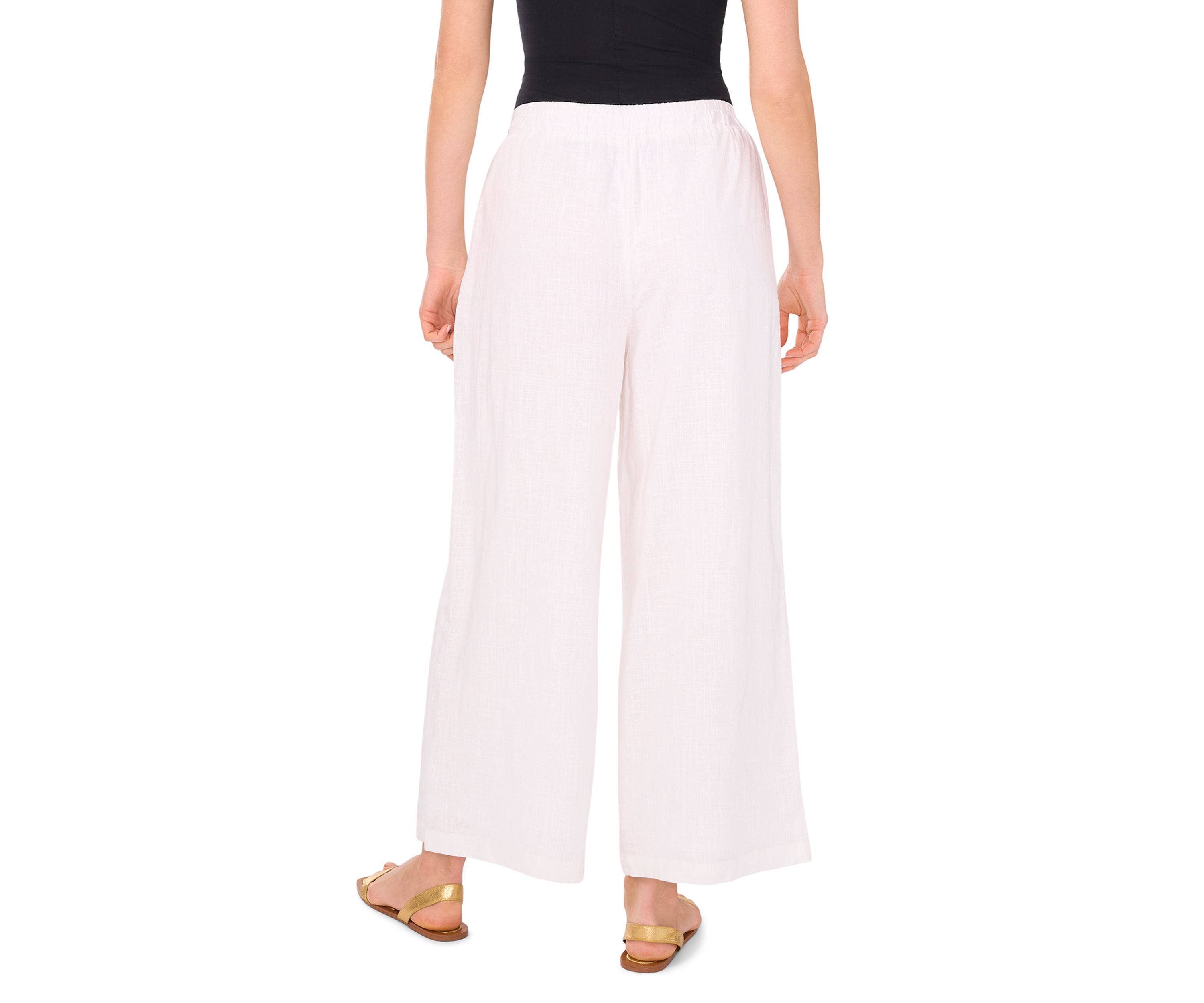 Womens Pull On Linen Pants