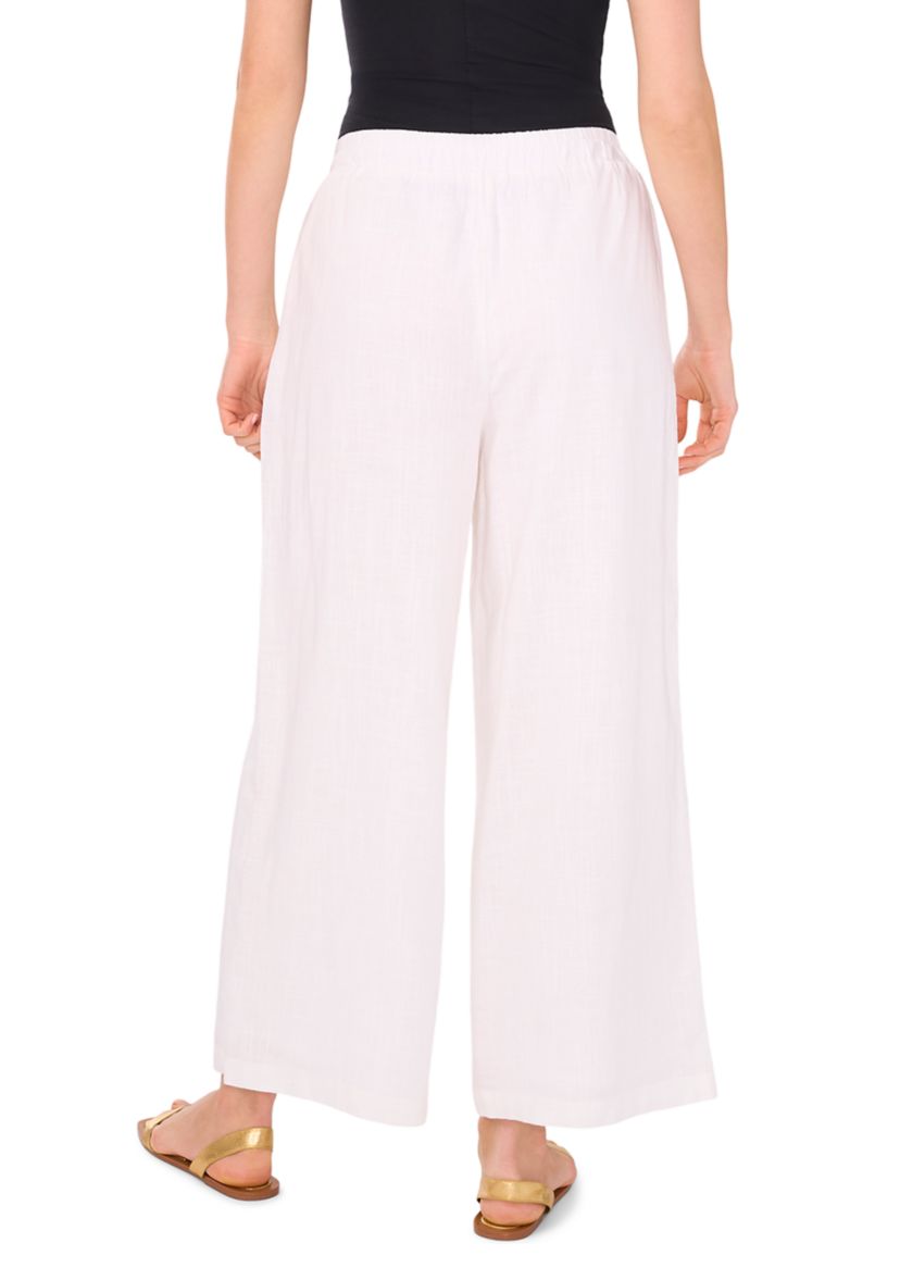 Womens Pull On Linen Pants