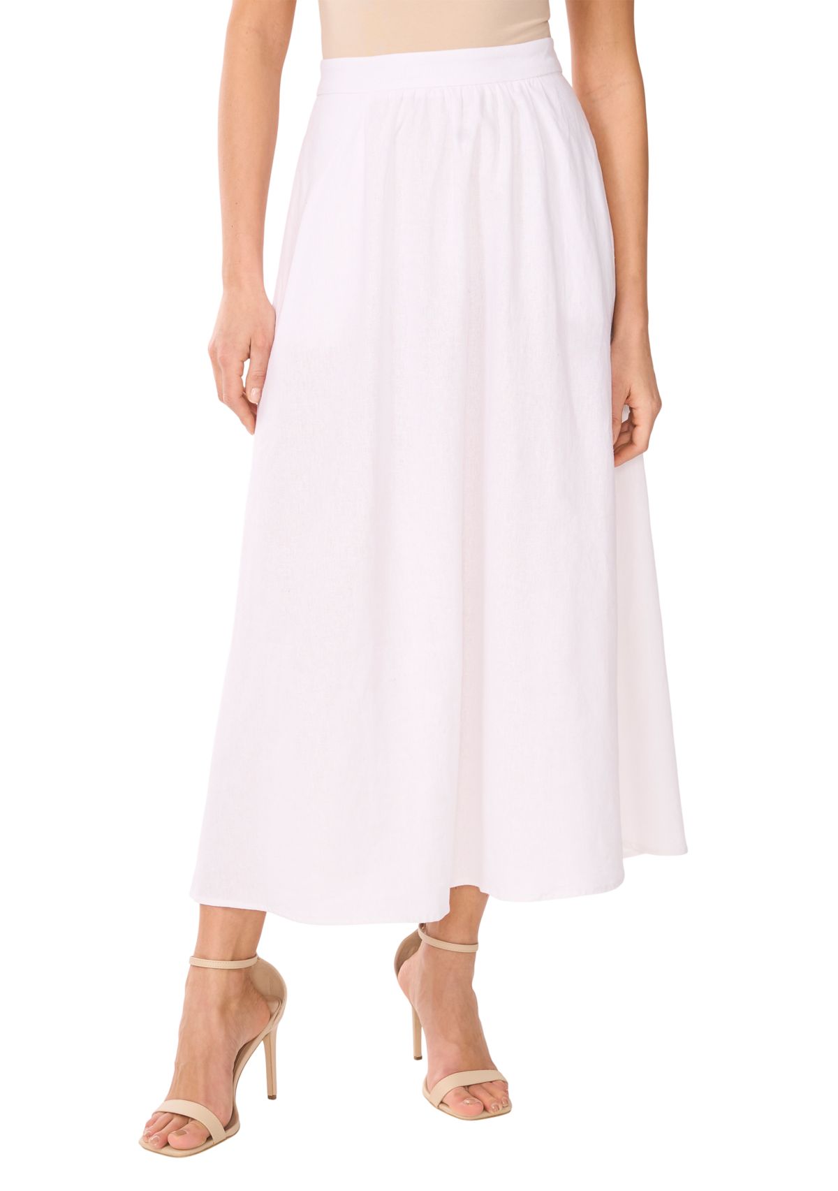 Womens Pull On A-Line Skirt 