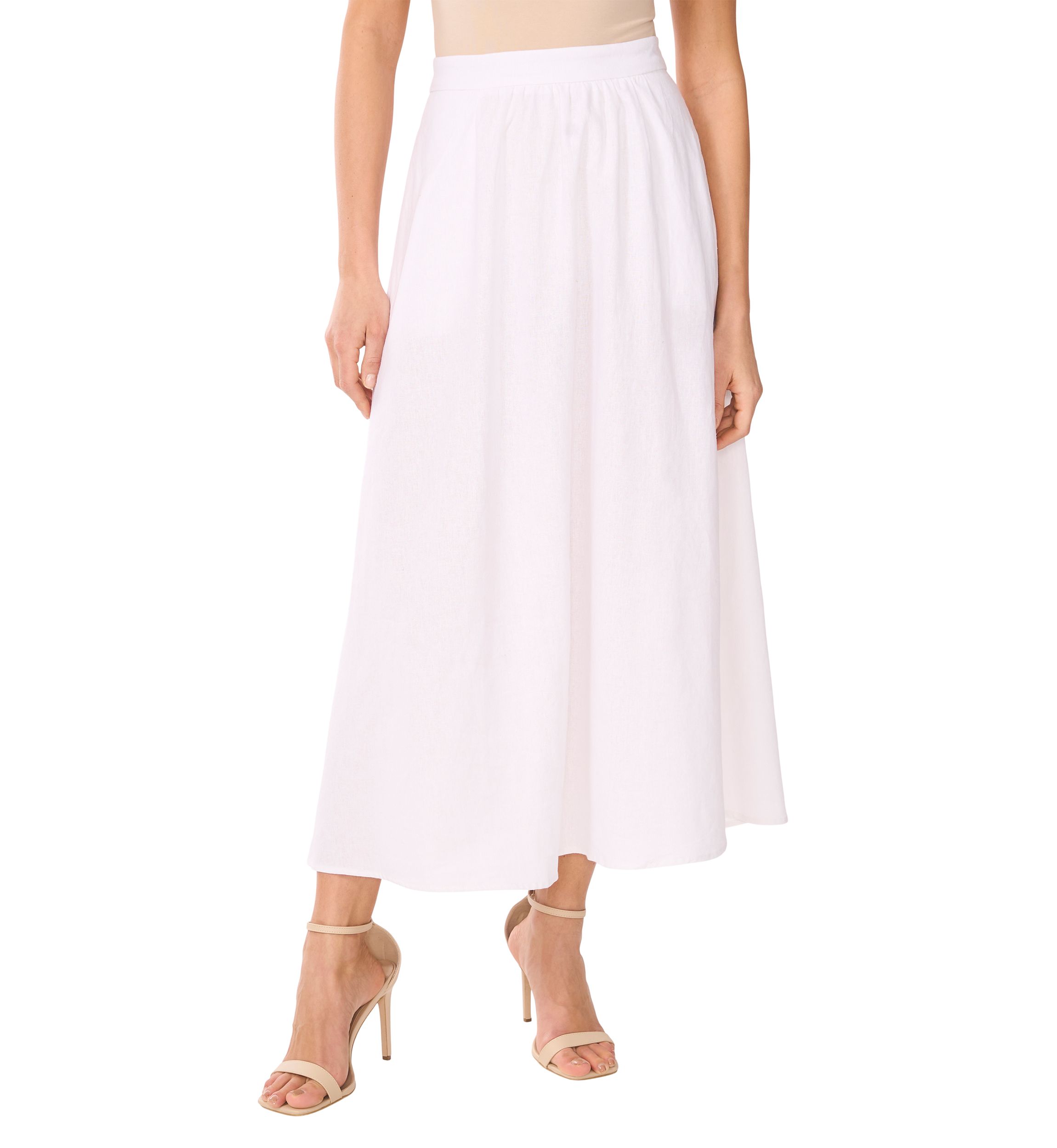Womens Pull On A-Line Skirt 
