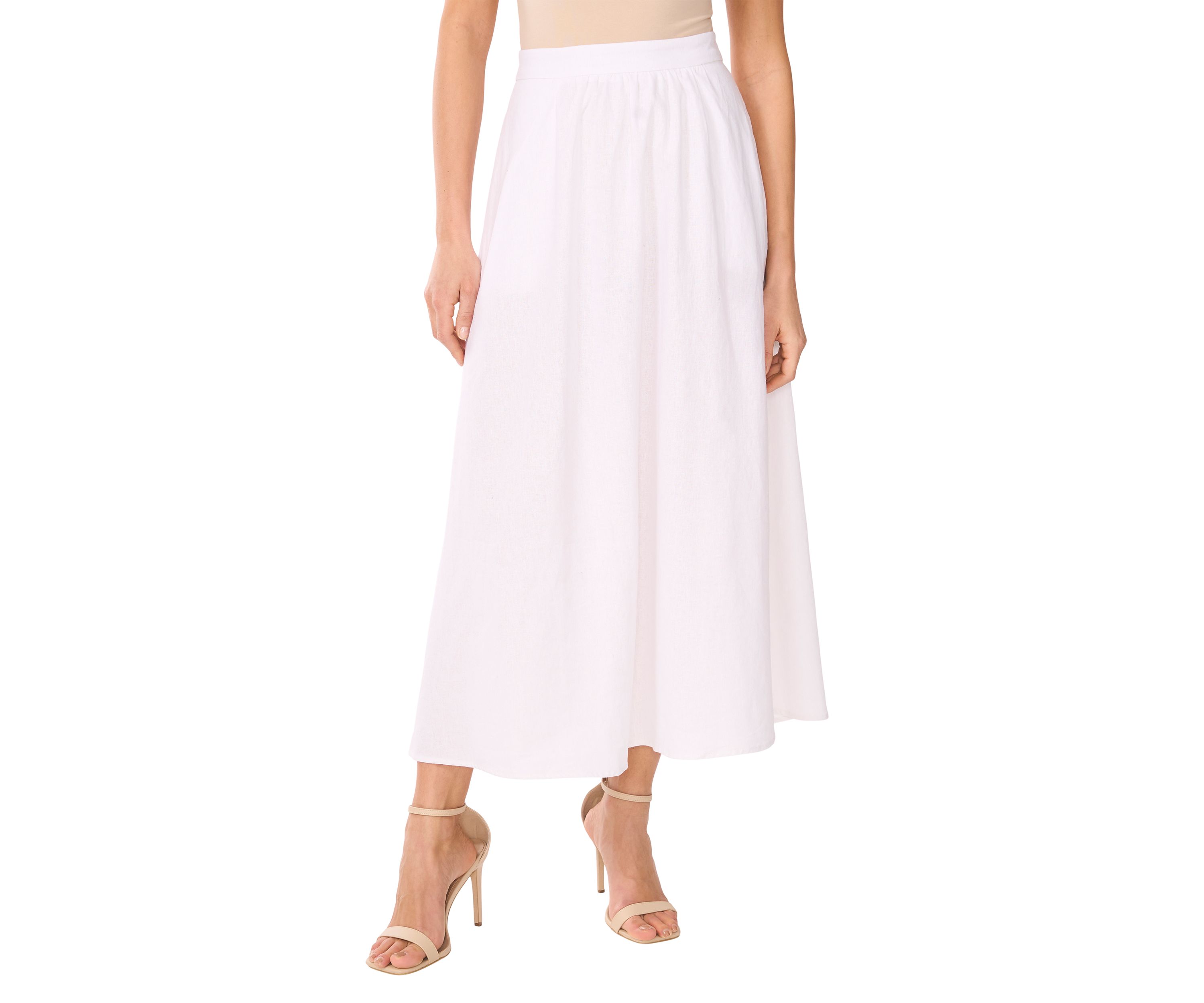Womens Pull On A-Line Skirt 