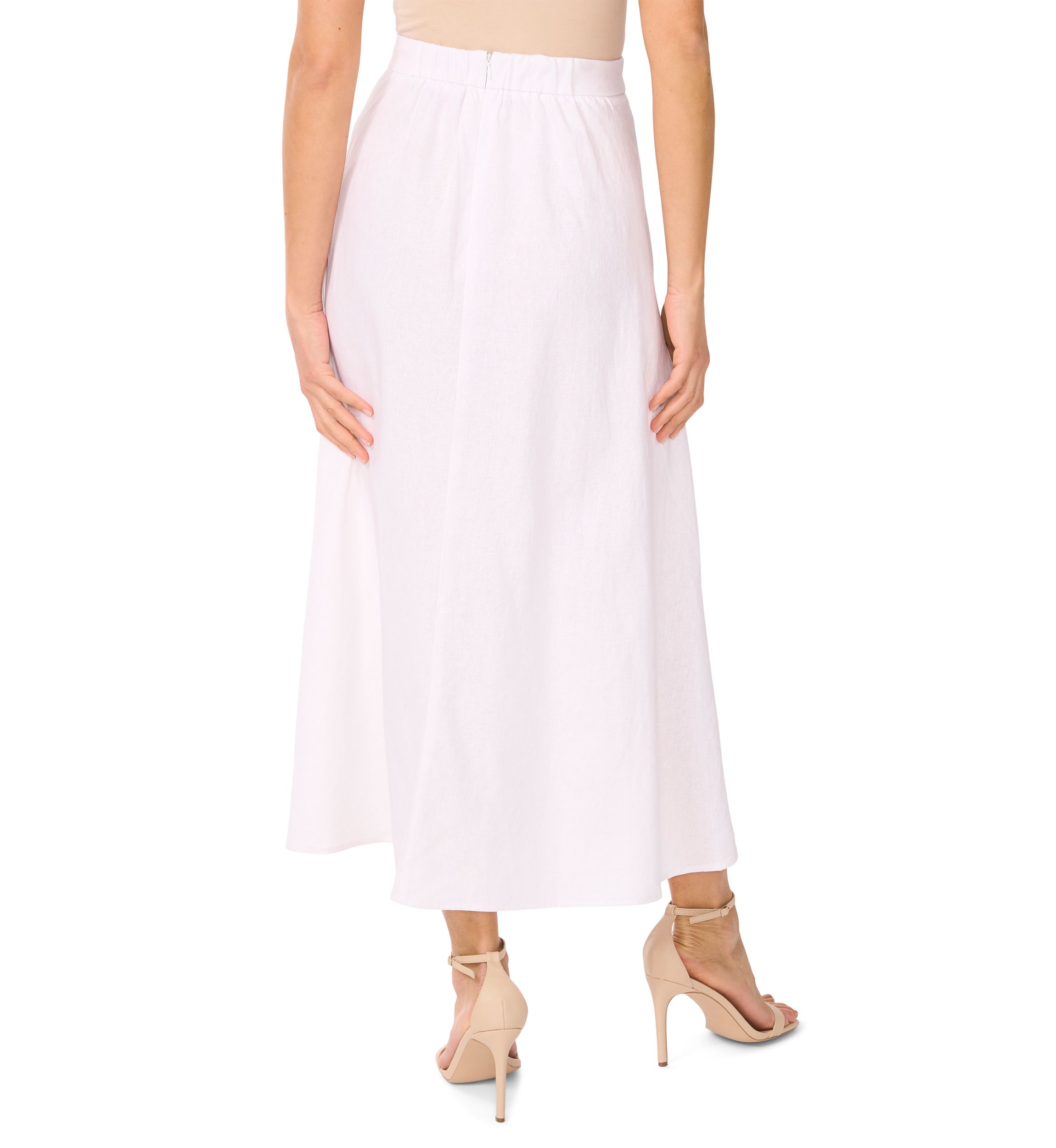 Womens Pull On A-Line Skirt 