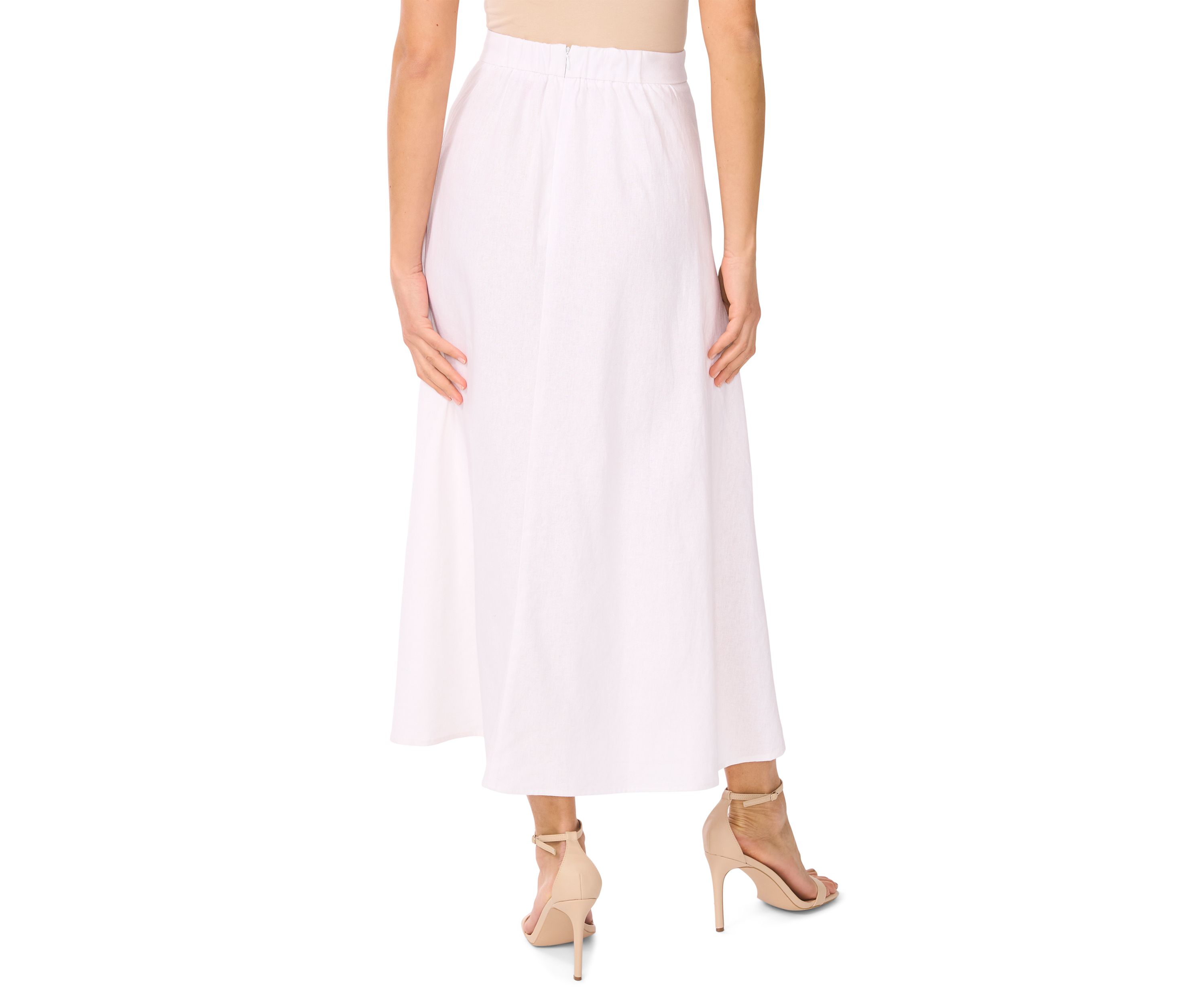 Womens Pull On A-Line Skirt 