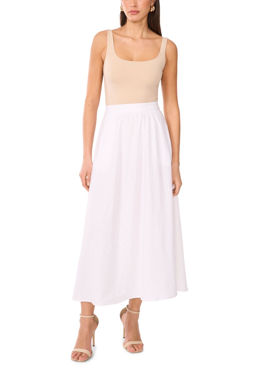 Womens Pull On A-Line Skirt 