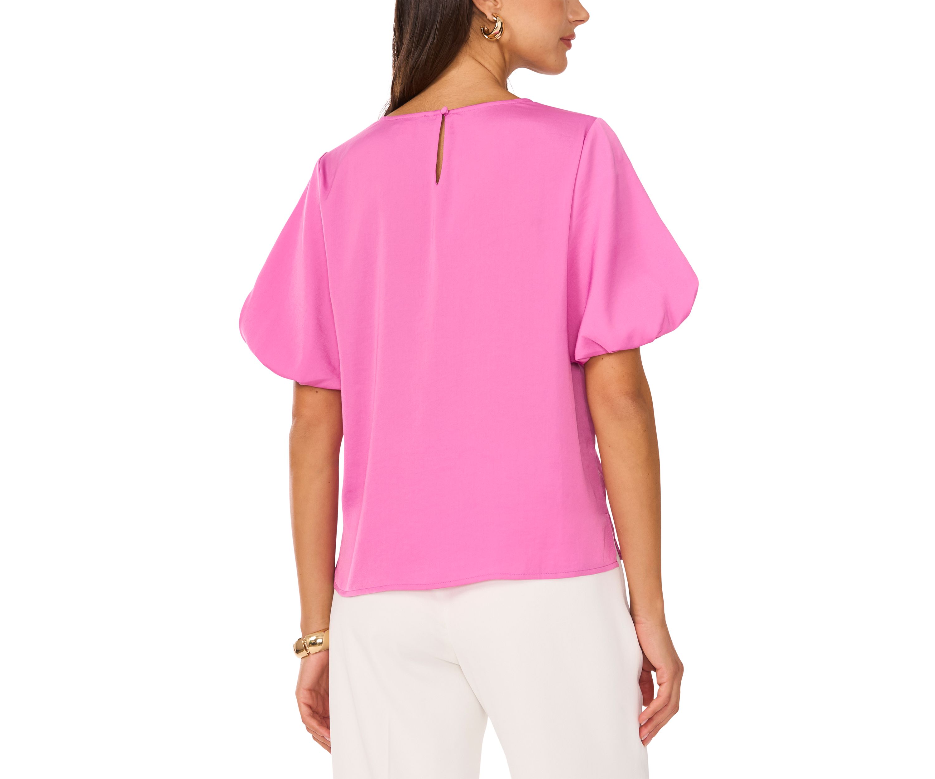 Womens Puff Sleeve Blouse