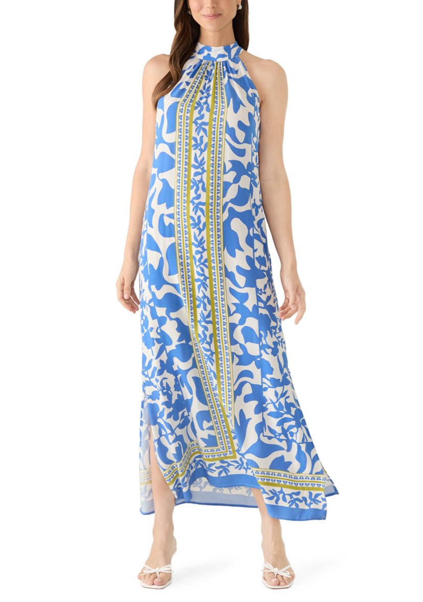 Vince Camuto Women's Halter Border Printed Dress | Belk