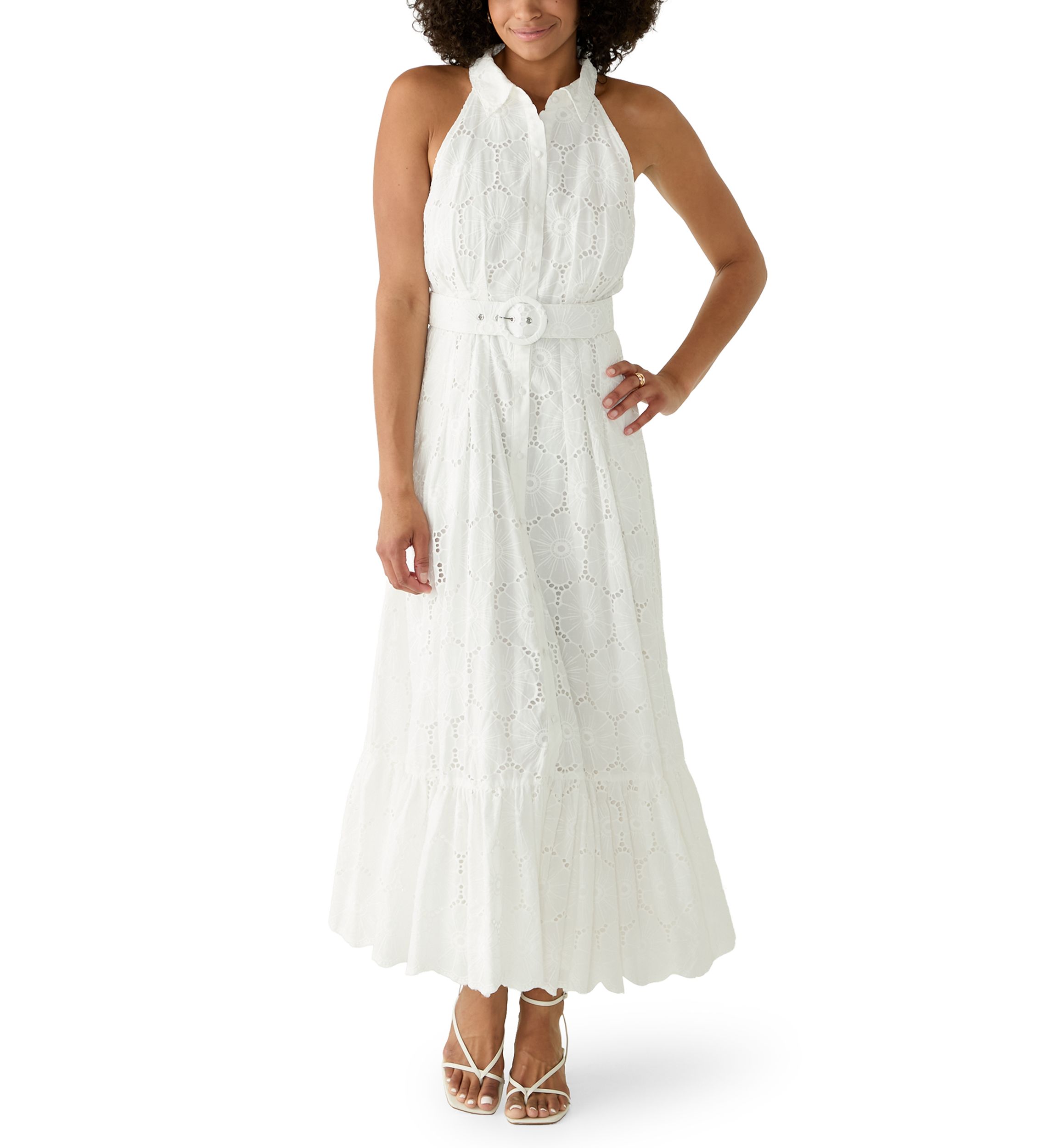 belks white dresses Perceptions Women's Long Sleeve Solid Lace Sheath Dress Crew neck Women's White Maxi Dresses |