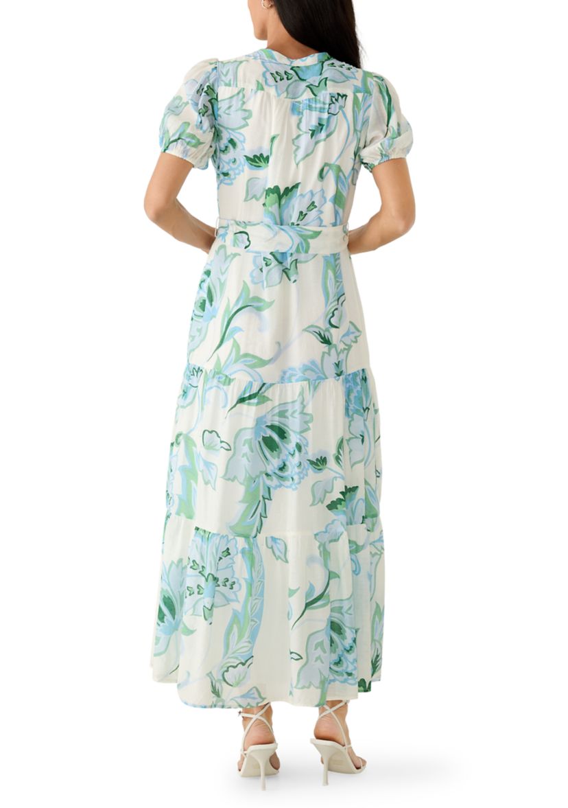 Vince Camuto Women's Short Sleeve Floral Midi Dress | Belk
